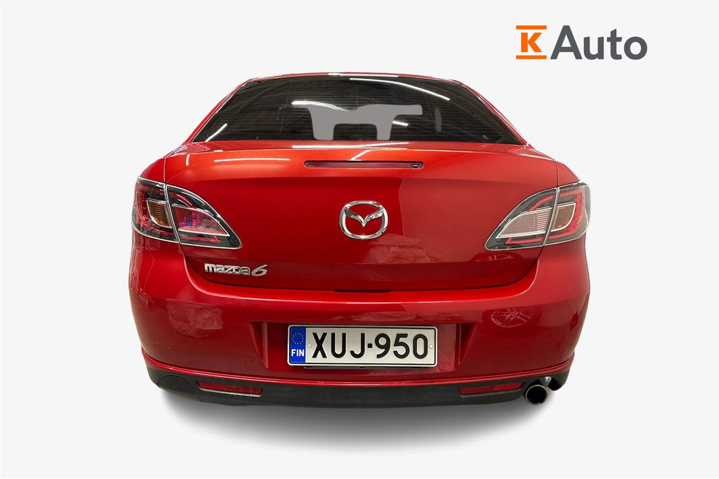 punainen Mazda 6 2008 kuva 3.