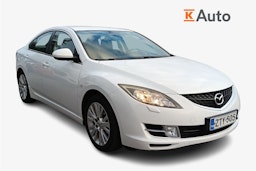 Valkoinen Mazda 6 2008 kuva 1.