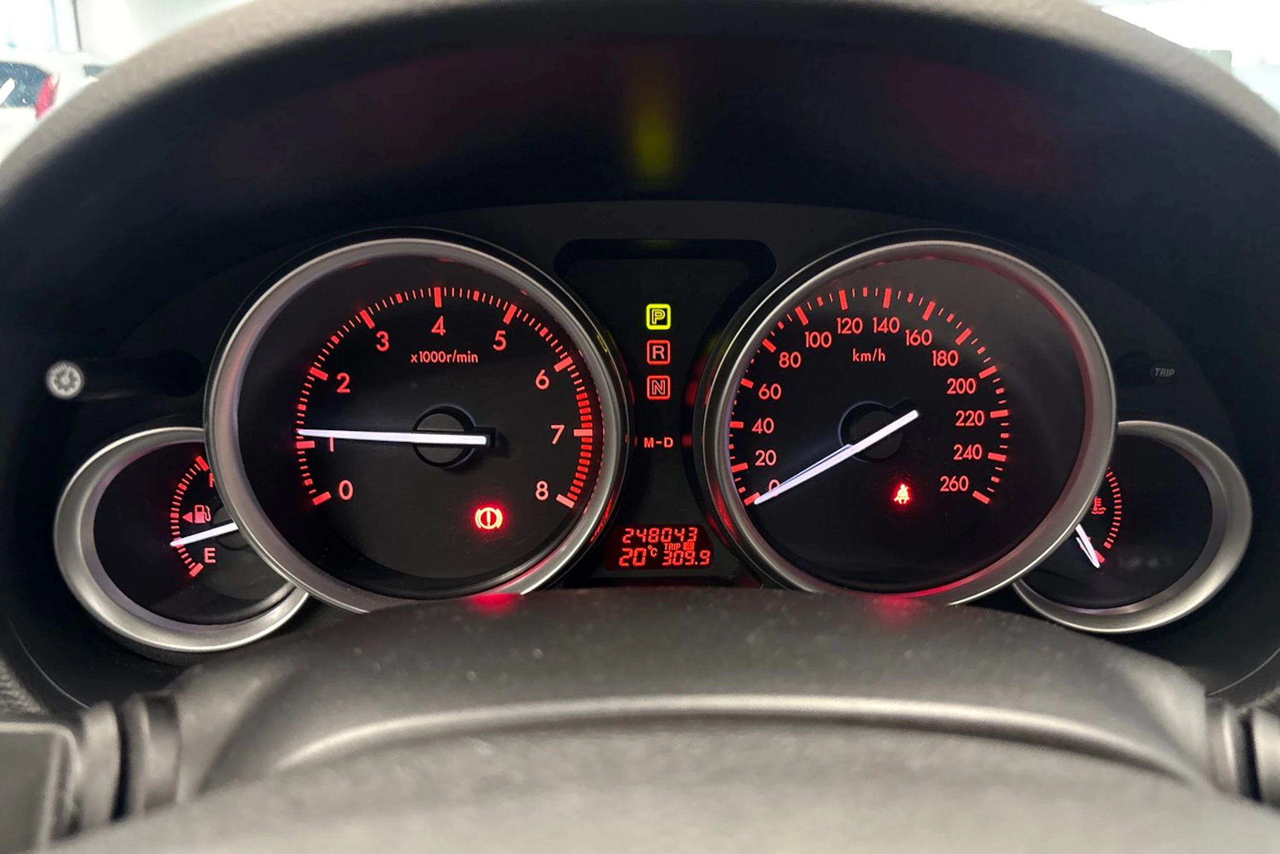 punainen Mazda 6 2009 kuva 15.