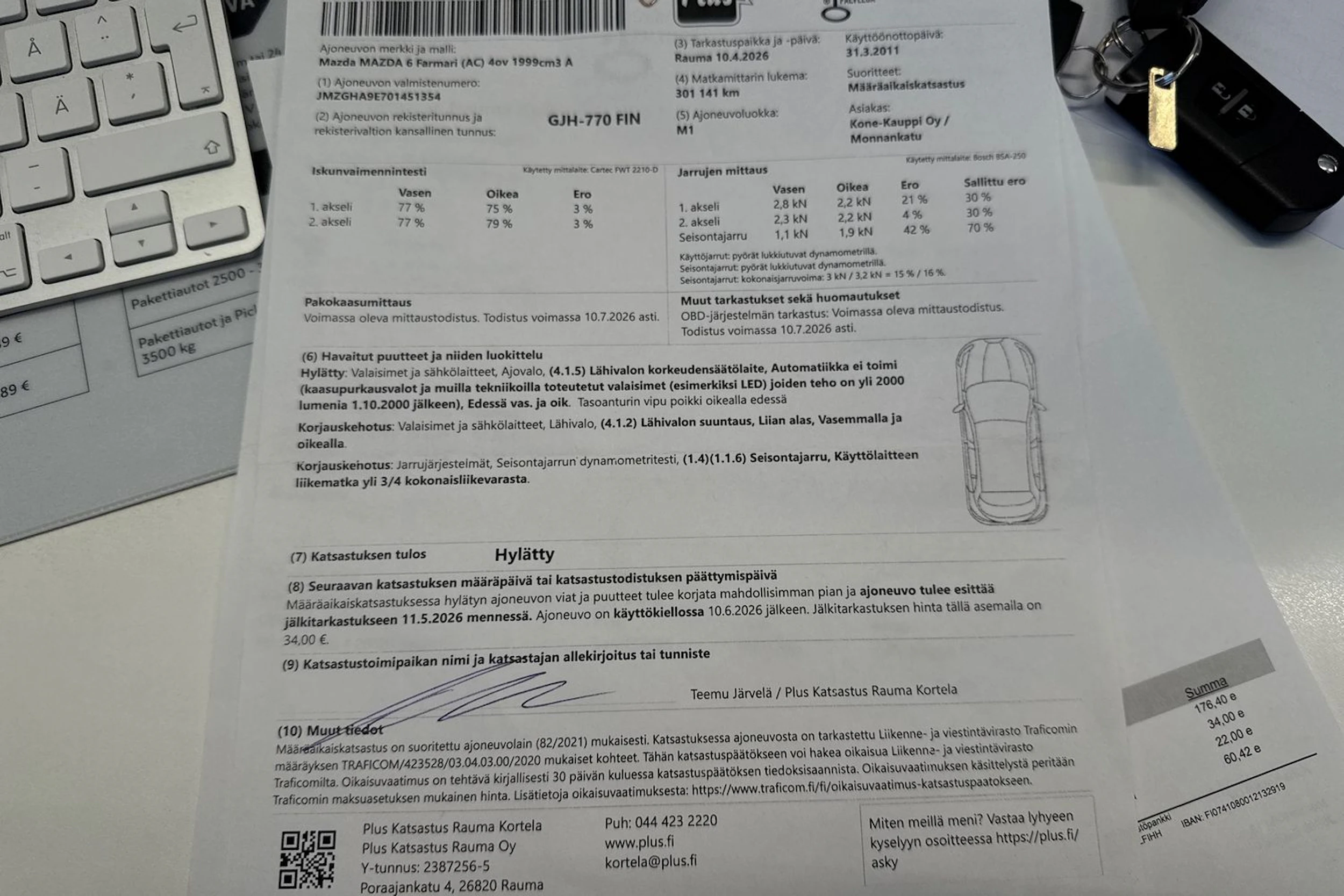 harmaa Mazda 6 2011 kuva 44.