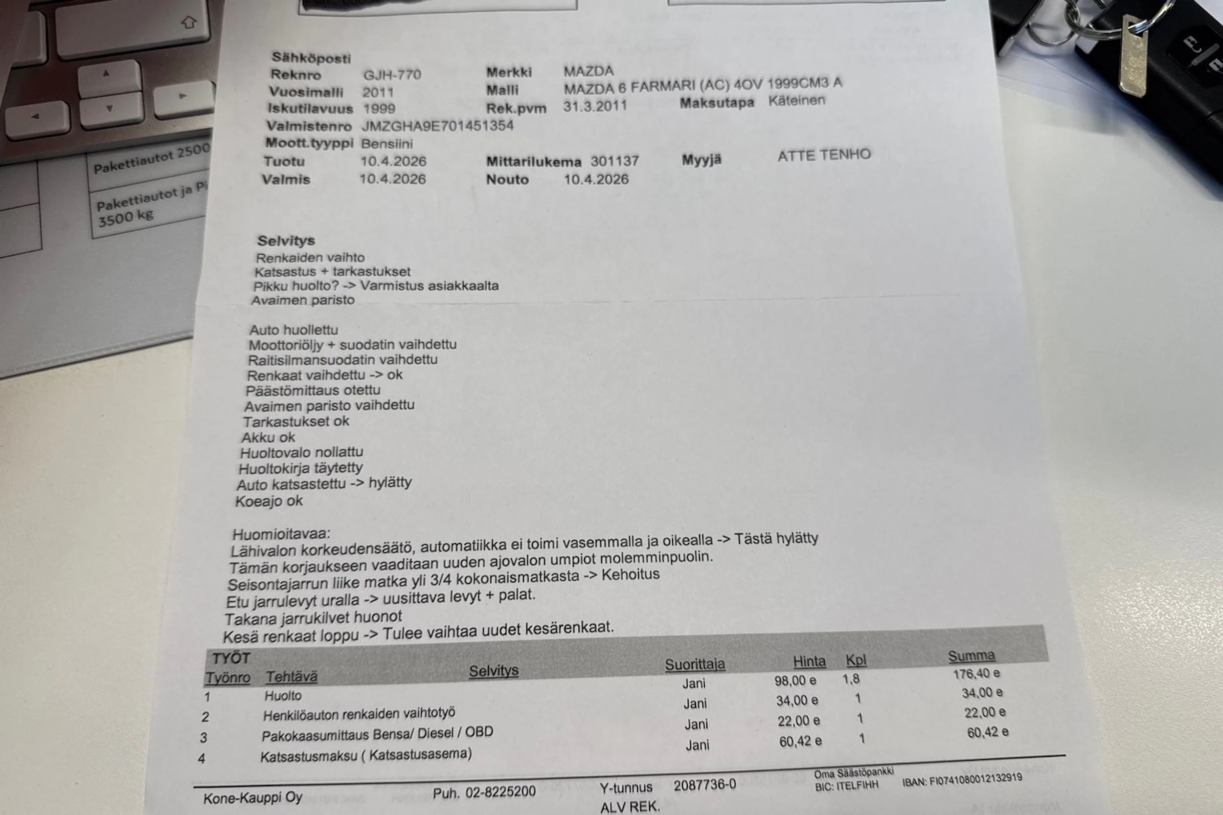 harmaa Mazda 6 2011 kuva 45.
