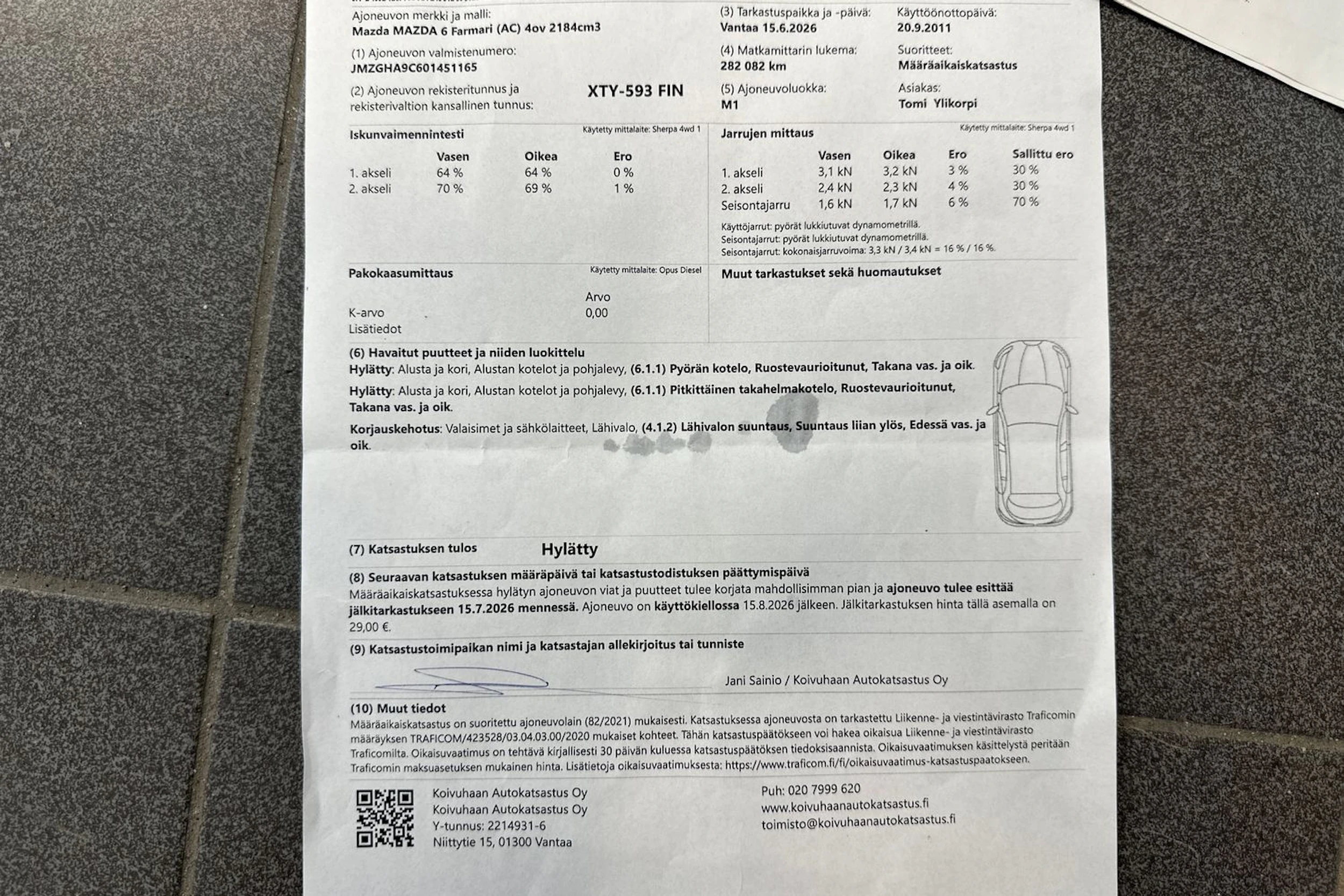 harmaa Mazda 6 2011 kuva 31.