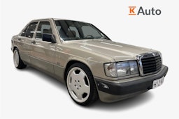 ruskea (beige) Mercedes-Benz 190 1990 kuva 1.