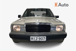 ruskea (beige) Mercedes-Benz 190 1990 kuva 5.