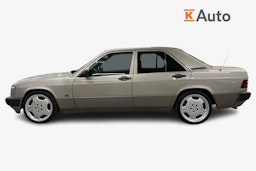 ruskea (beige) Mercedes-Benz 190 1990 kuva 6.