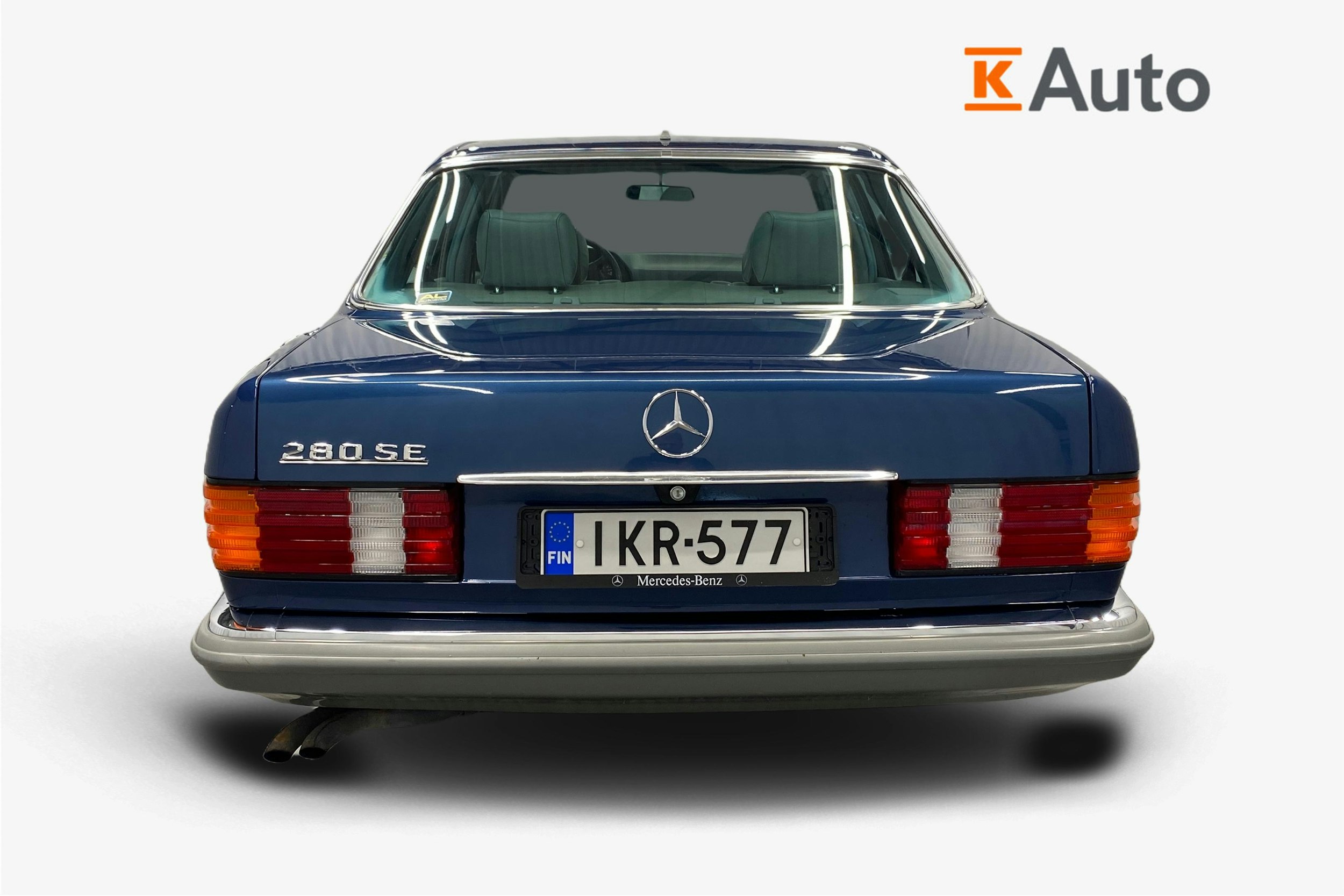 sininen Mercedes-Benz 280 1985 kuva 3.