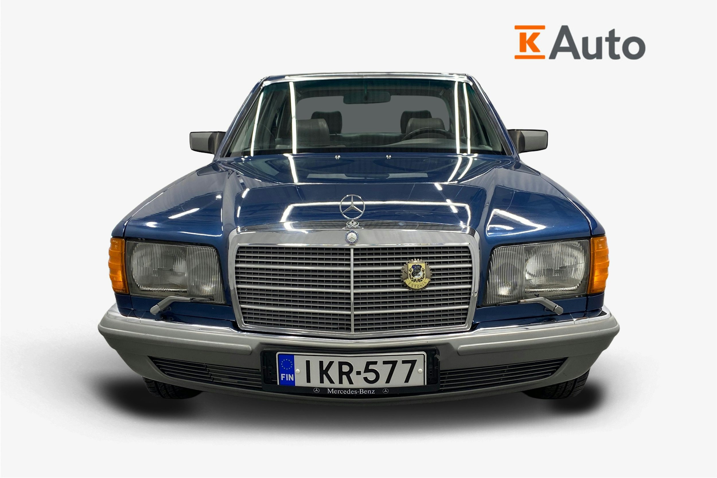 sininen Mercedes-Benz 280 1985 kuva 4.