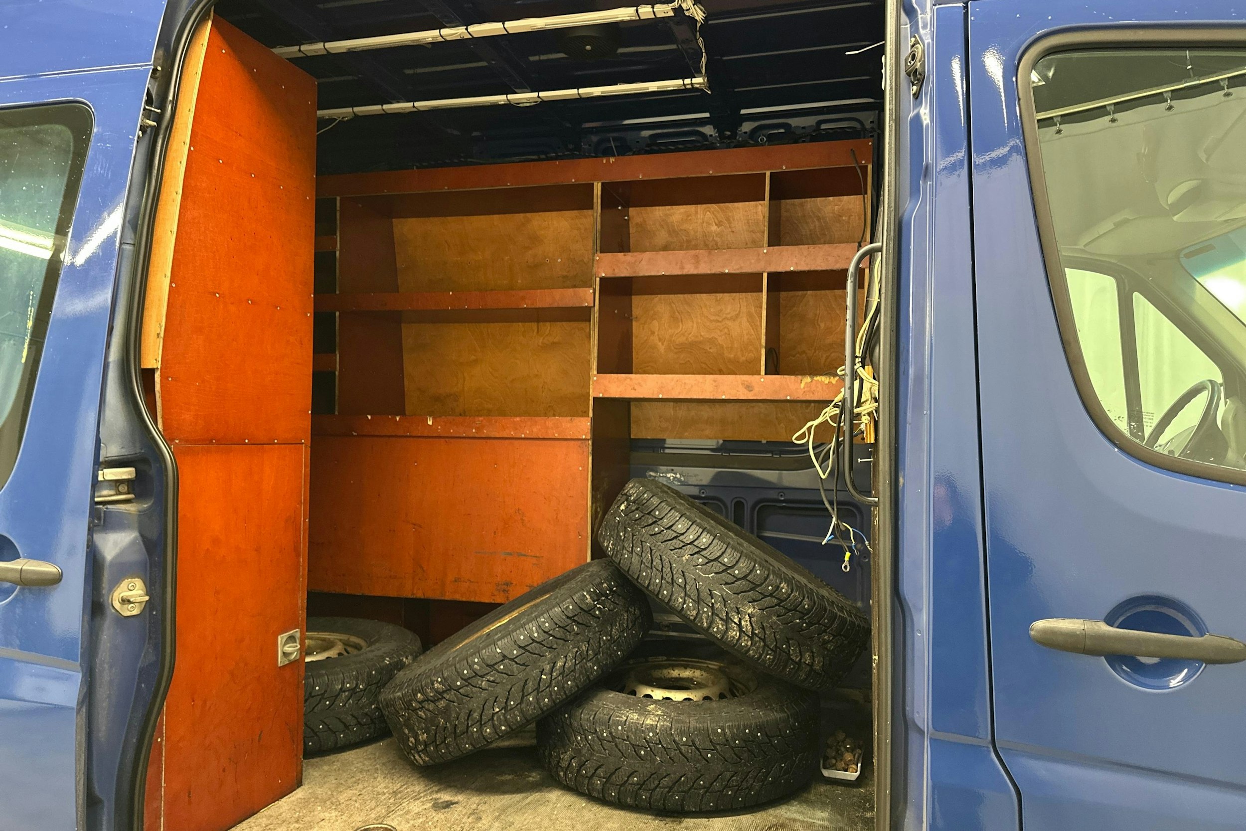 sininen Mercedes-Benz 315 CDI 4X4 2008 kuva 11.