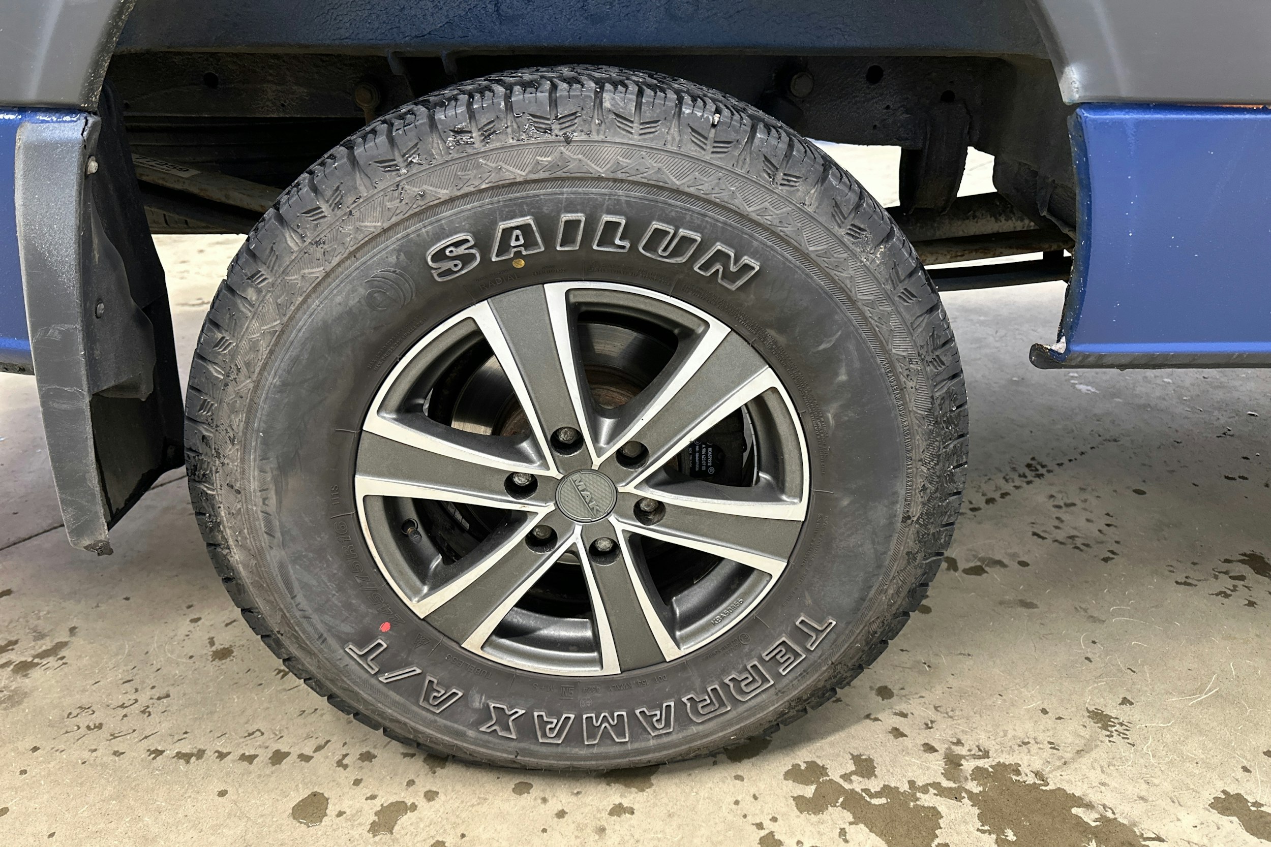 sininen Mercedes-Benz 315 CDI 4X4 2008 kuva 13.