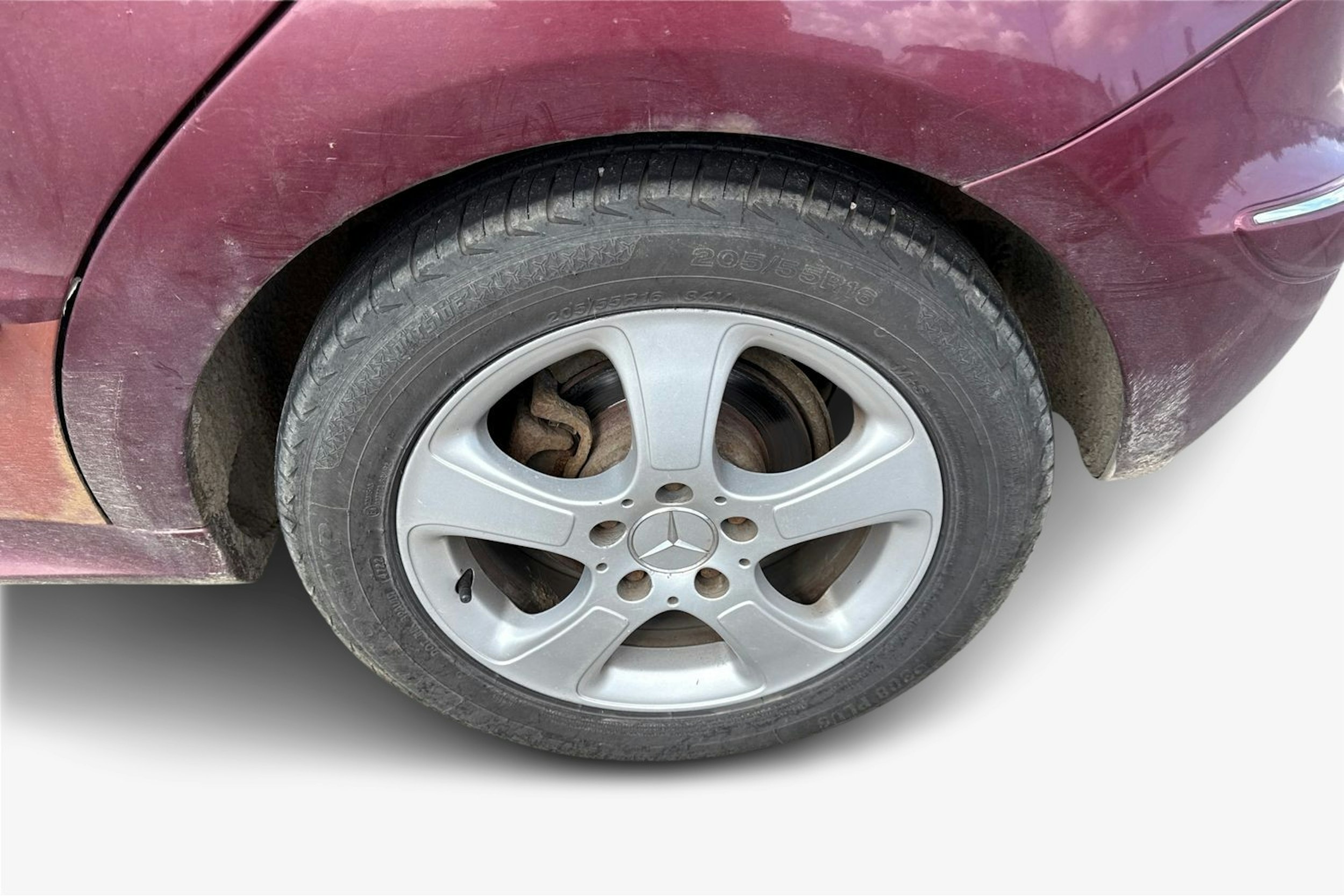 punainen Mercedes-Benz A 2005 kuva 11.