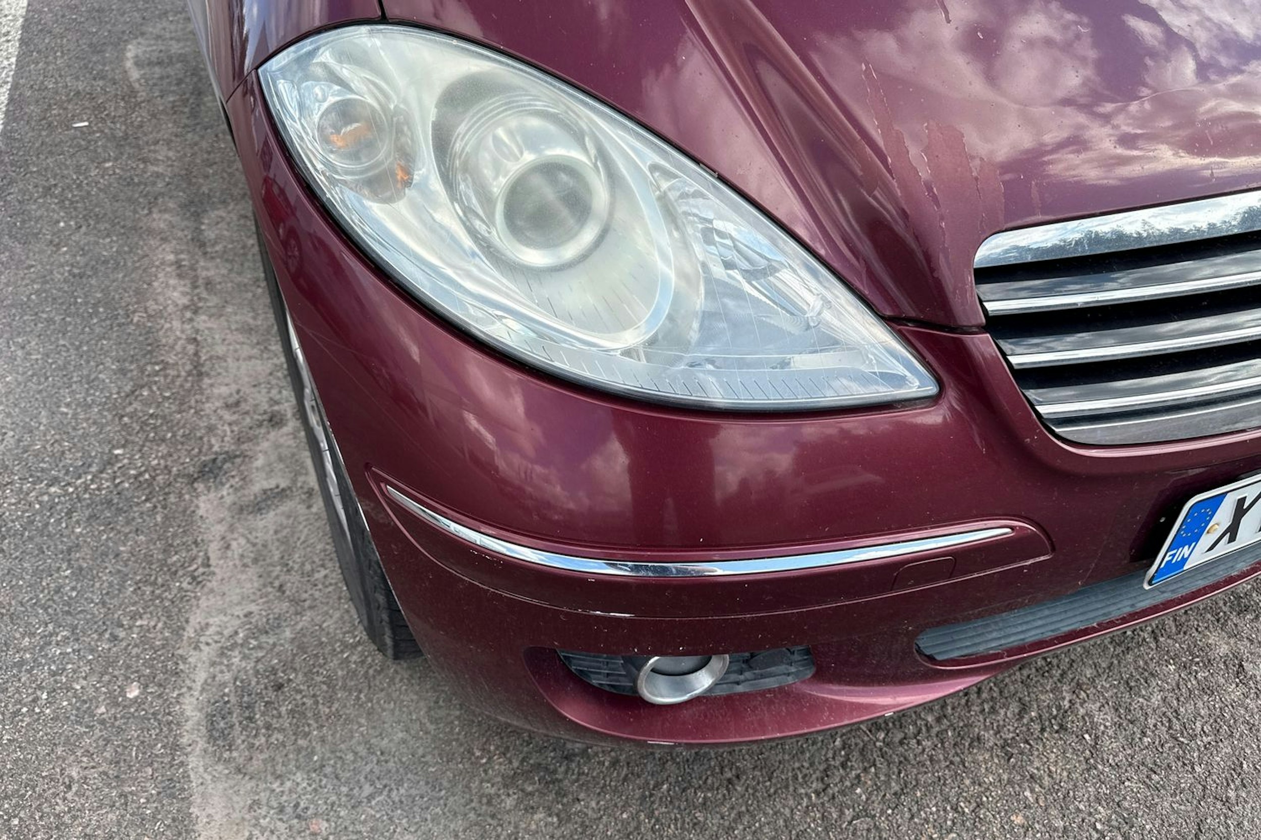 punainen Mercedes-Benz A 2005 kuva 37.