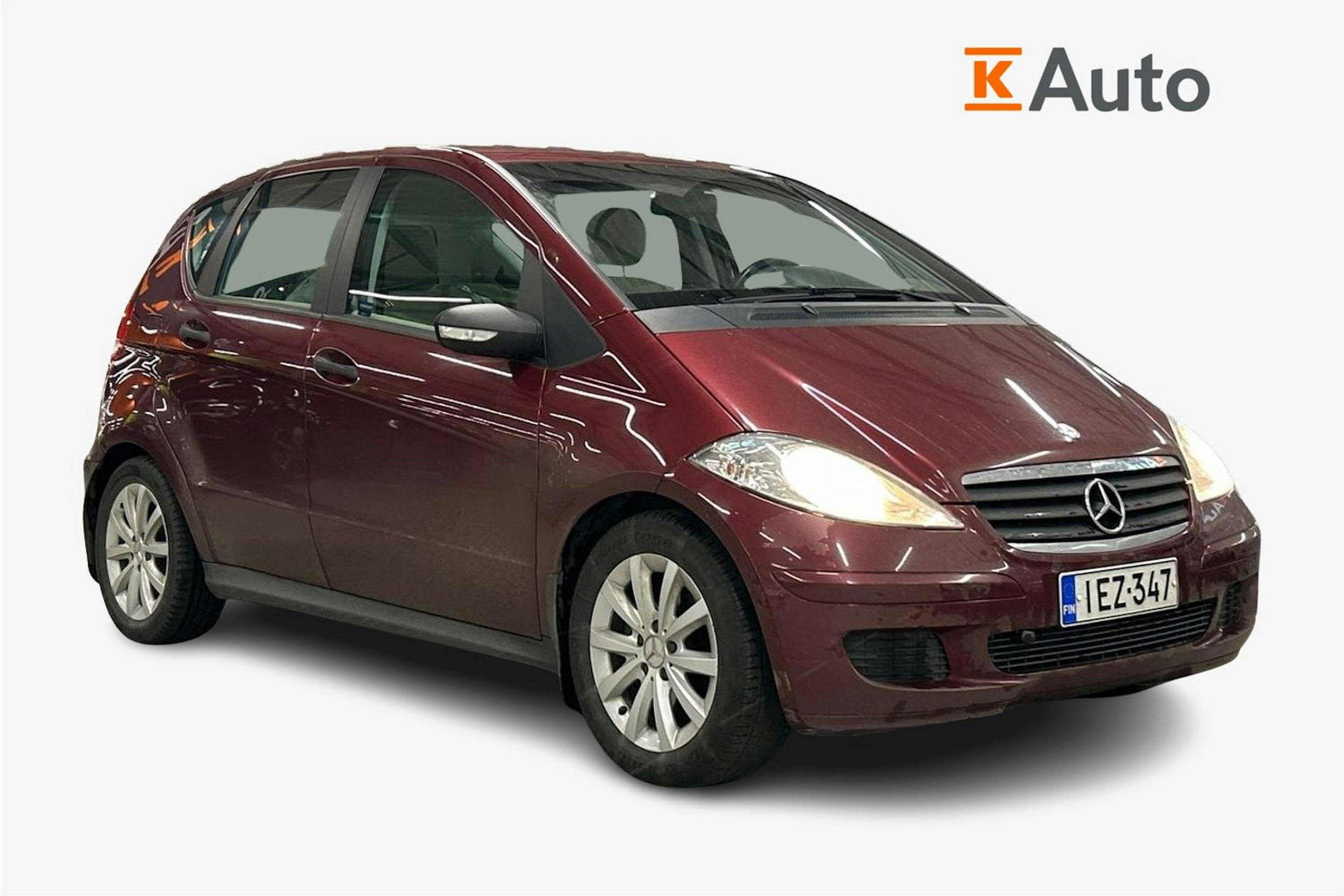 punainen Mercedes-Benz A 2007 kuva 1.