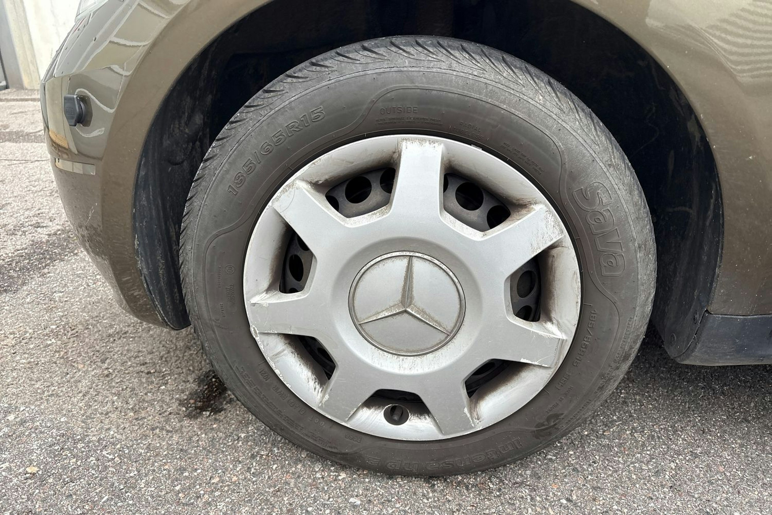 ruskea (beige) Mercedes-Benz A 2009 kuva 11.
