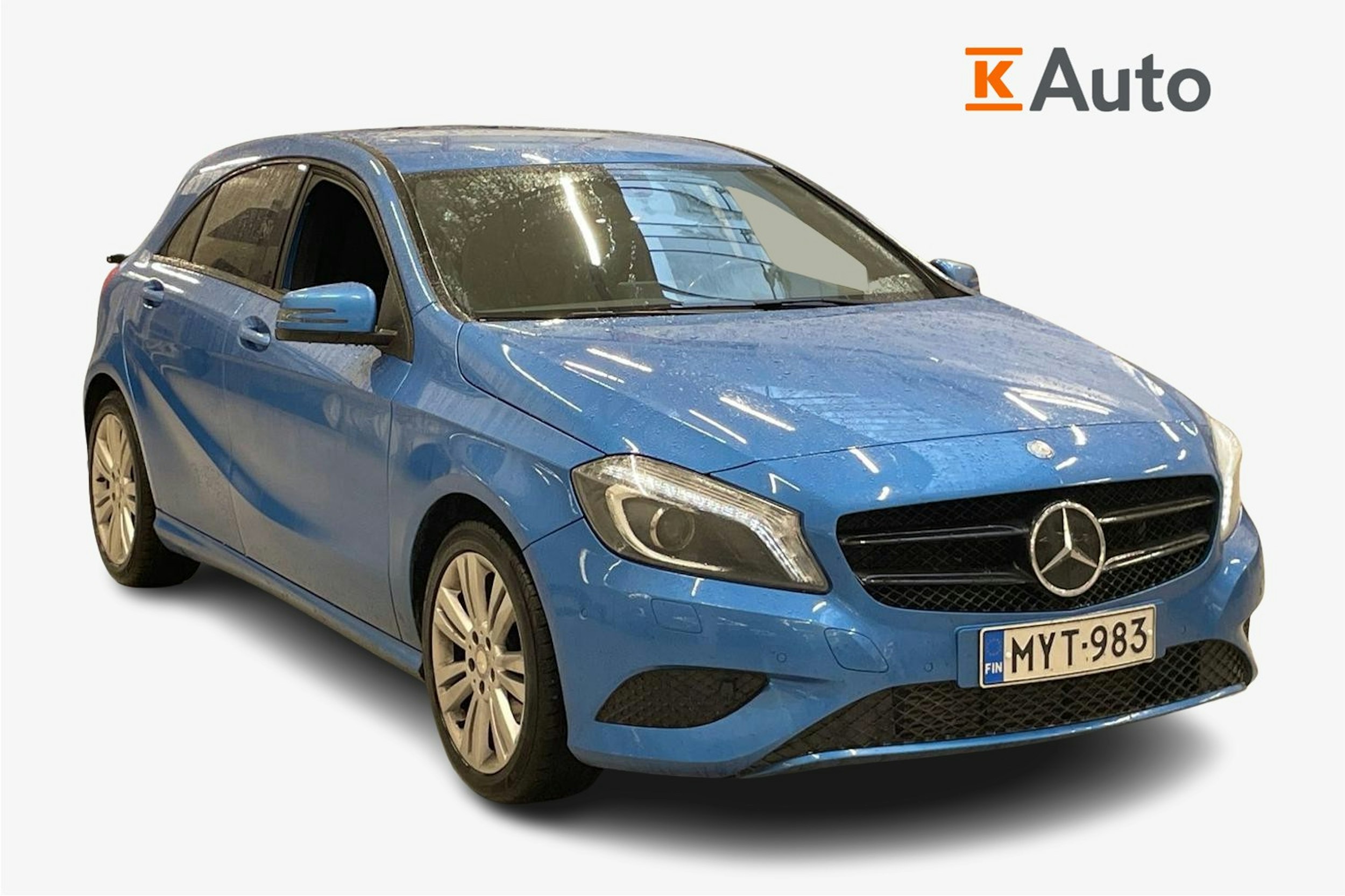 sininen Mercedes-Benz A 2012 kuva 1.