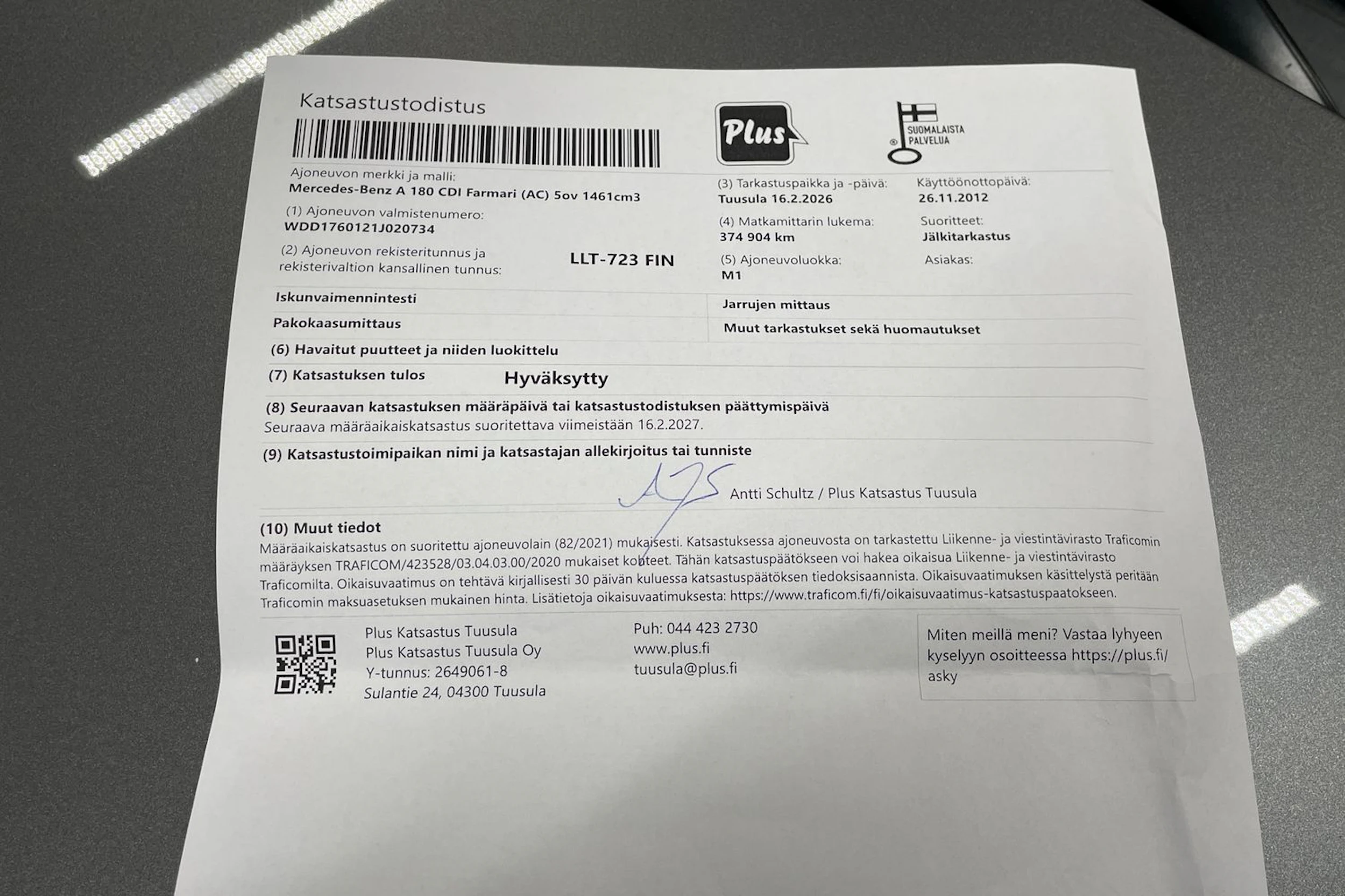 harmaa Mercedes-Benz A 2013 kuva 32.