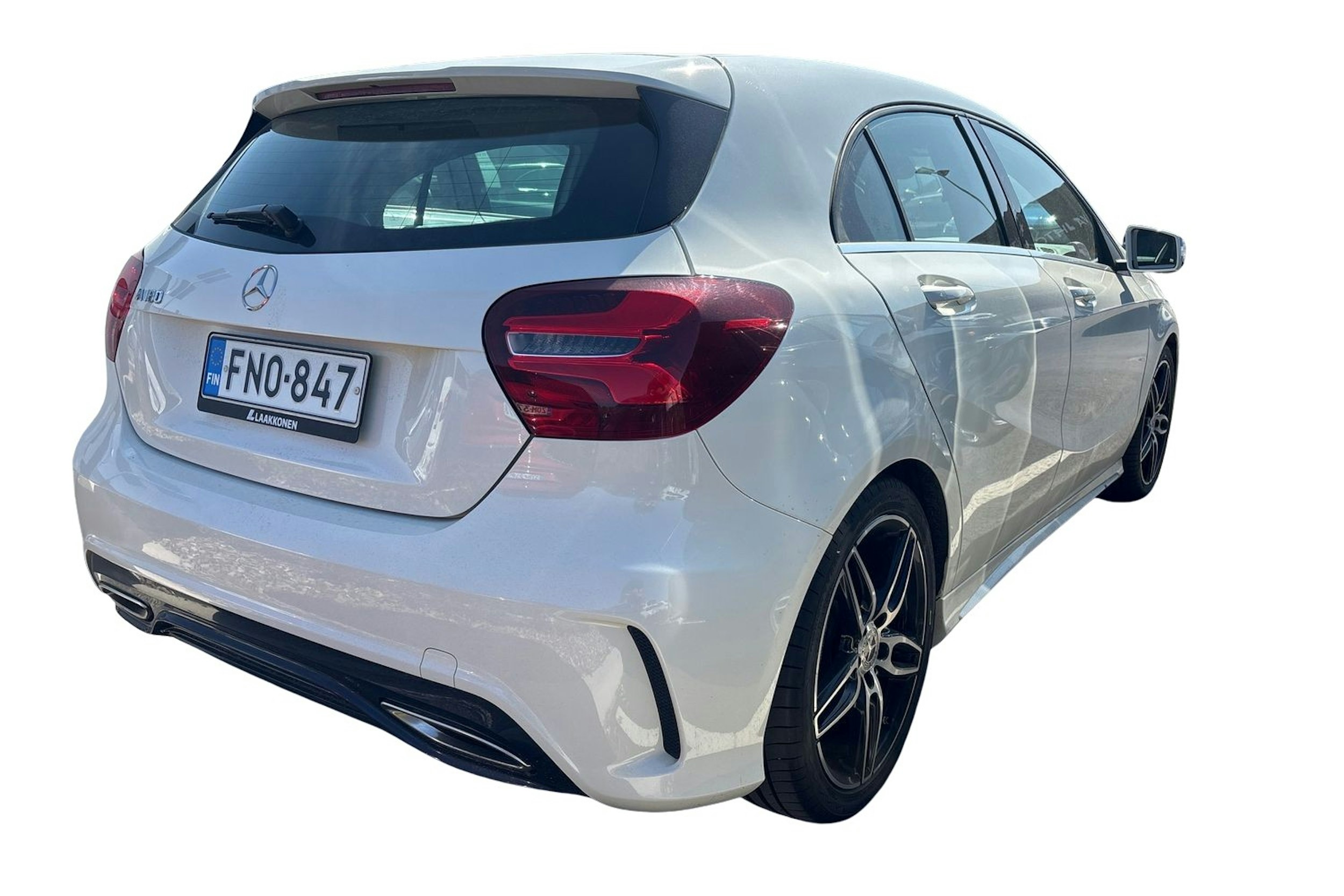 valkoinen Mercedes-Benz A 2018 kuva 3.