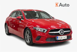 punainen Mercedes-Benz A 2019 kuva 1.