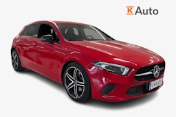 Punainen Mercedes-Benz A 2019 kuva 1.