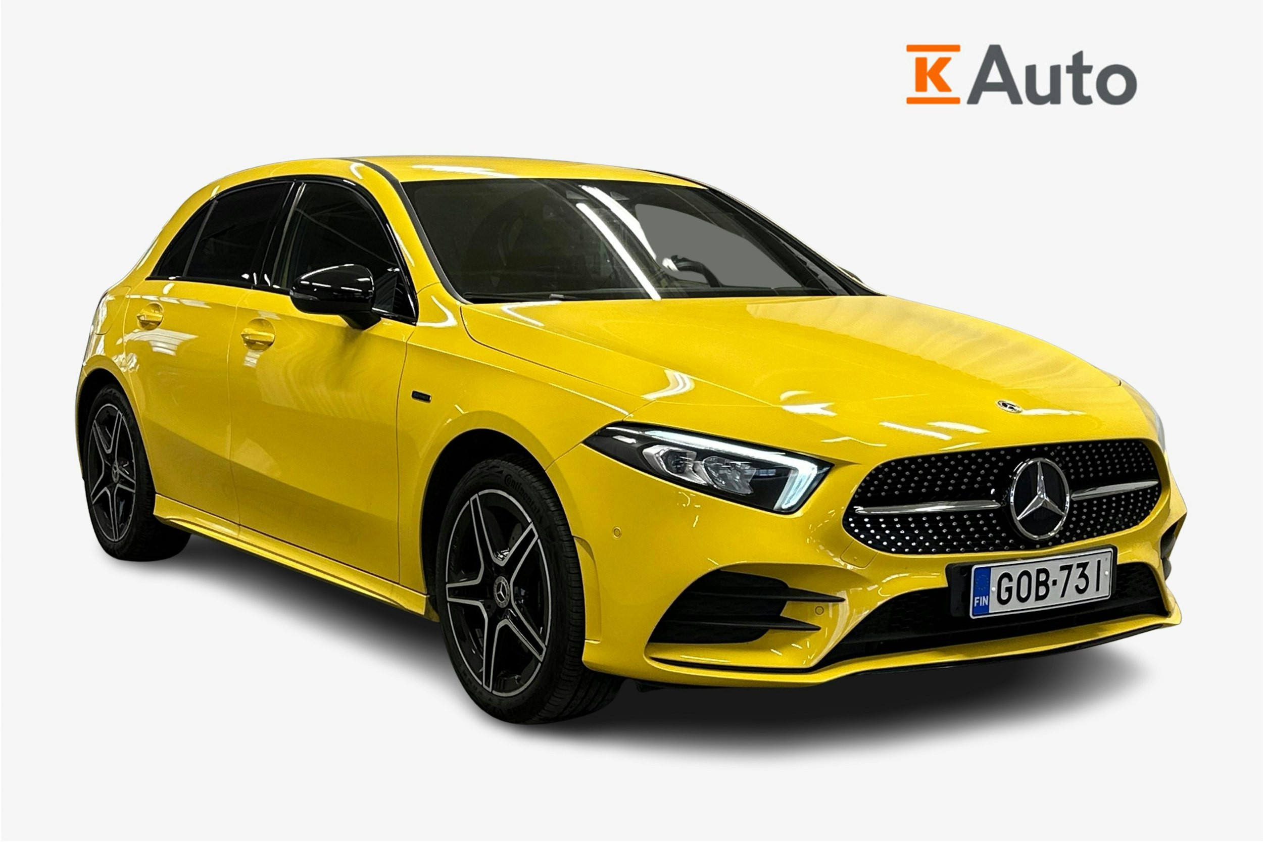 keltainen Mercedes-Benz A 2020 kuva 1.