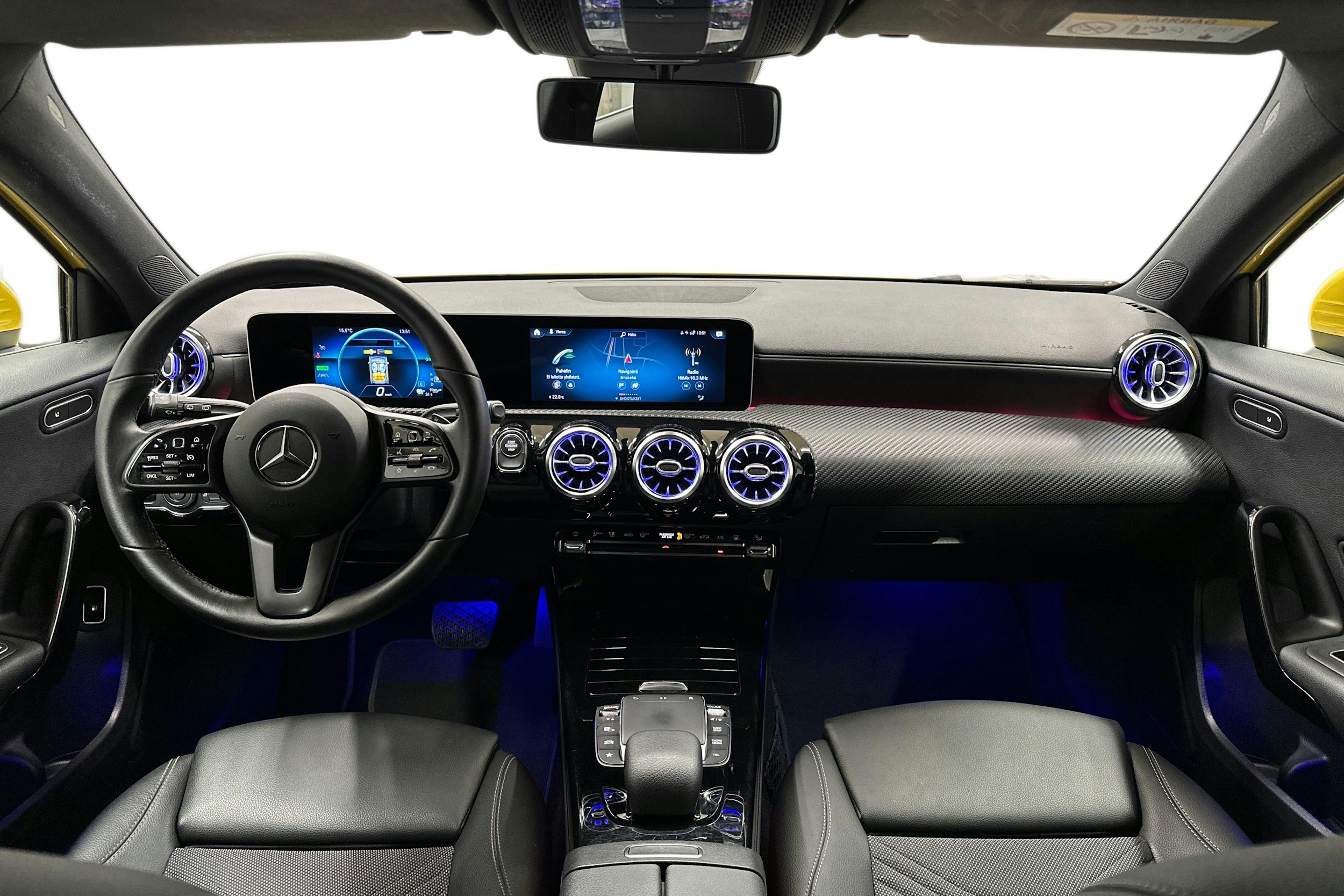 keltainen Mercedes-Benz A 2020 kuva 9.