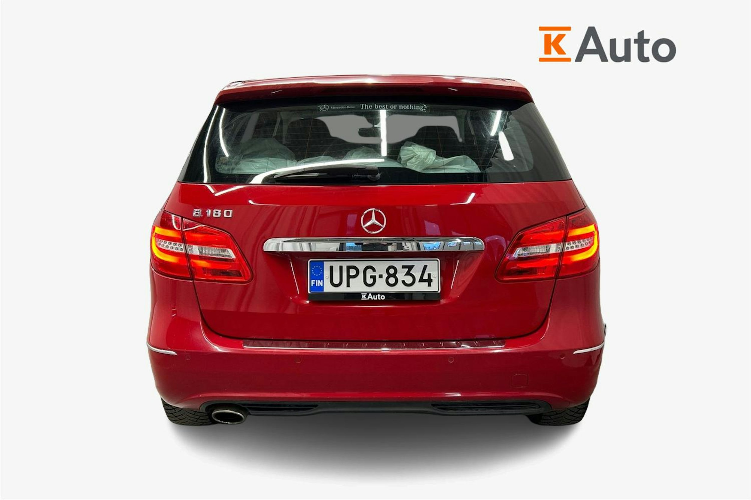 punainen Mercedes-Benz B 2012 kuva 3.