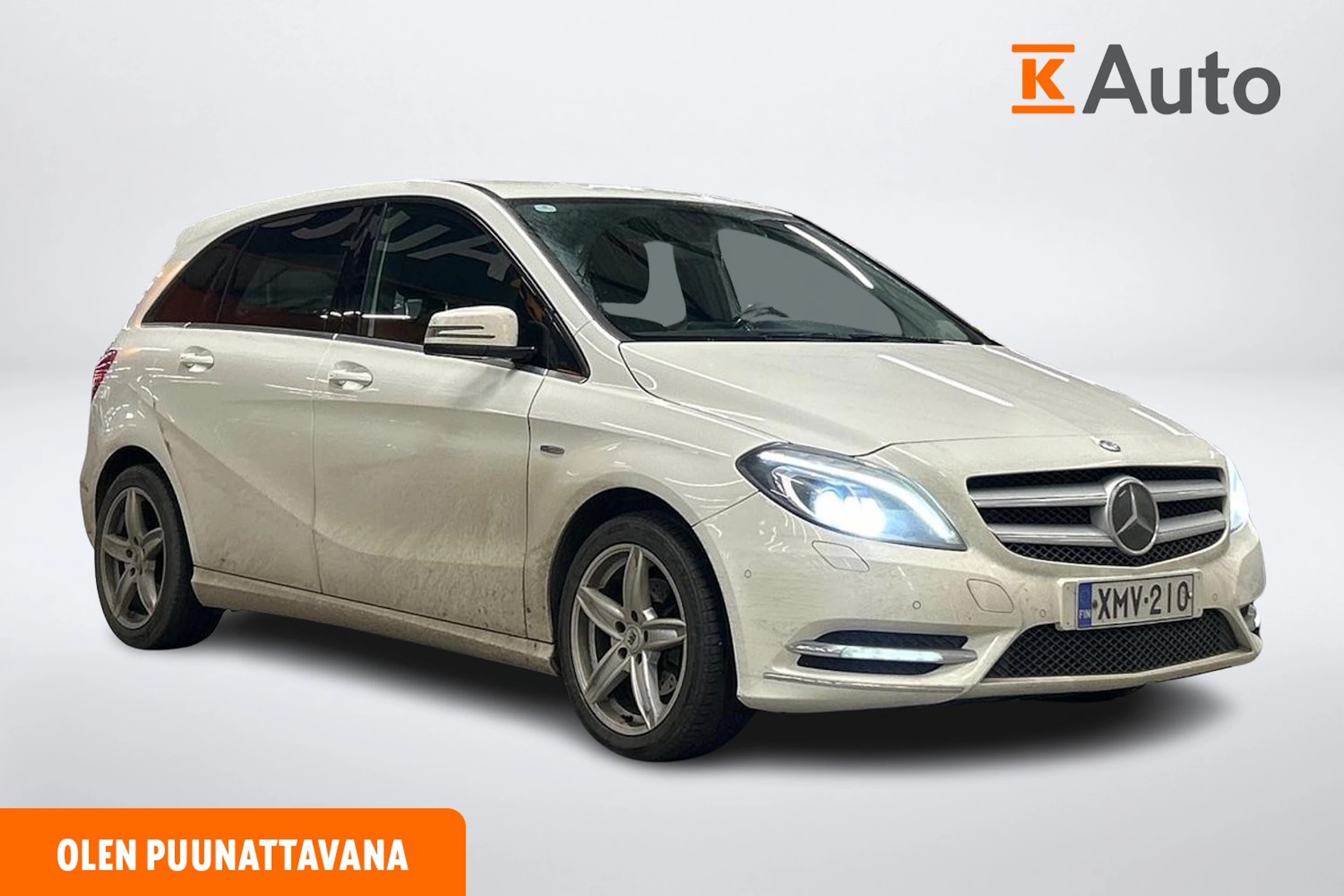 valkoinen Mercedes-Benz B 2012 kuva 1.