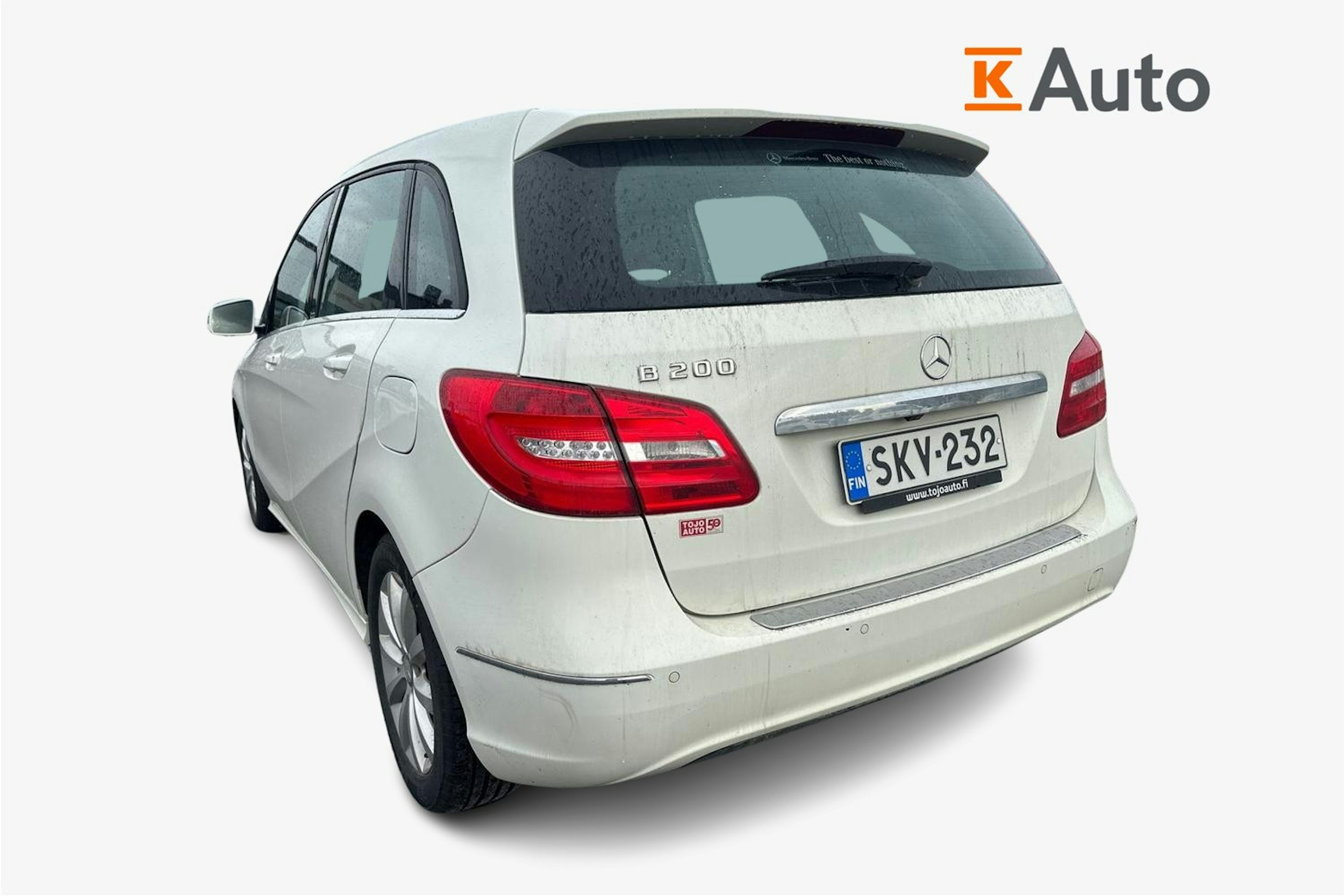 valkoinen Mercedes-Benz B 2013 kuva 2.
