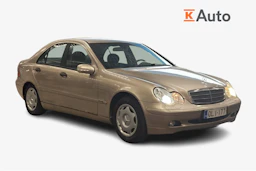 ruskea (beige) Mercedes-Benz C 2002 kuva 1.