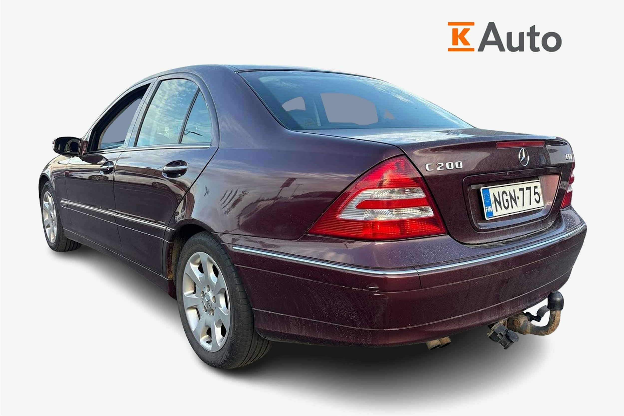 punainen Mercedes-Benz C 2005 kuva 2.
