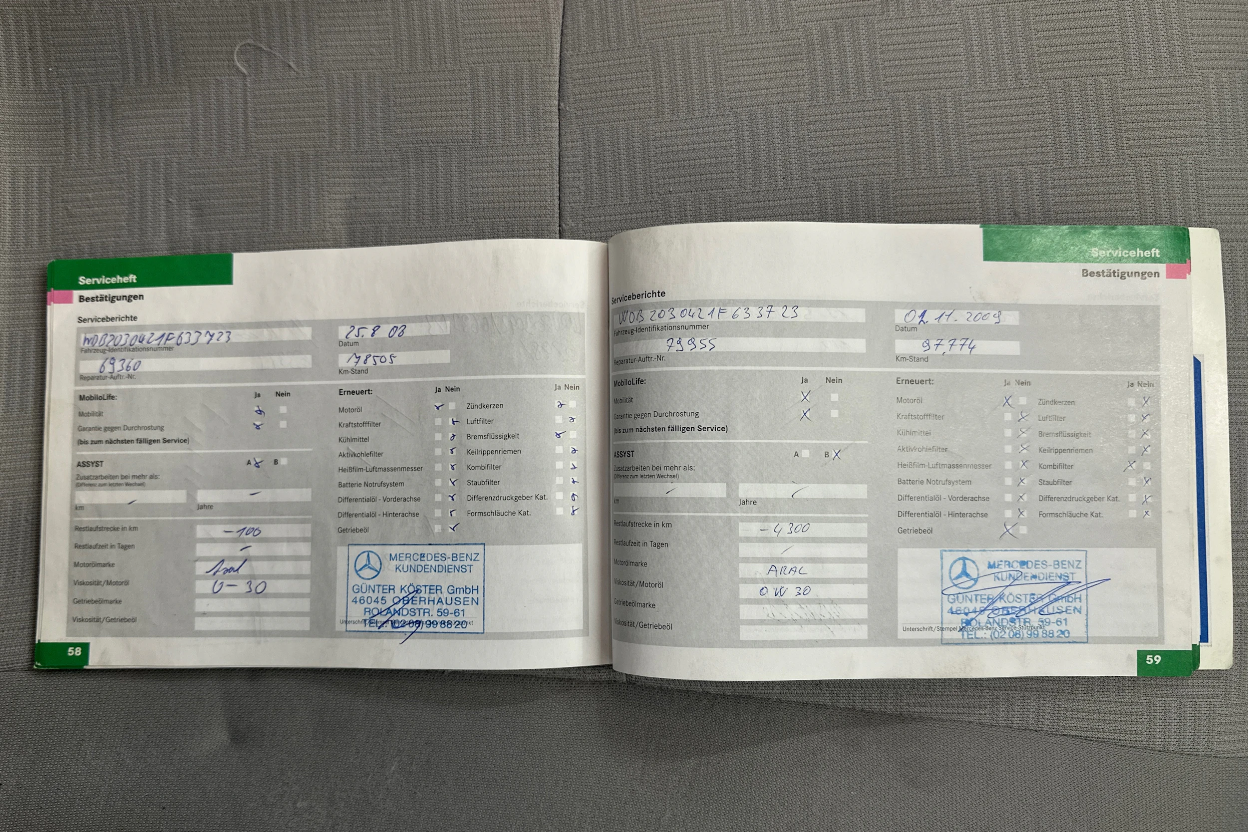 met. hopea Mercedes-Benz C 2005 kuva 26.