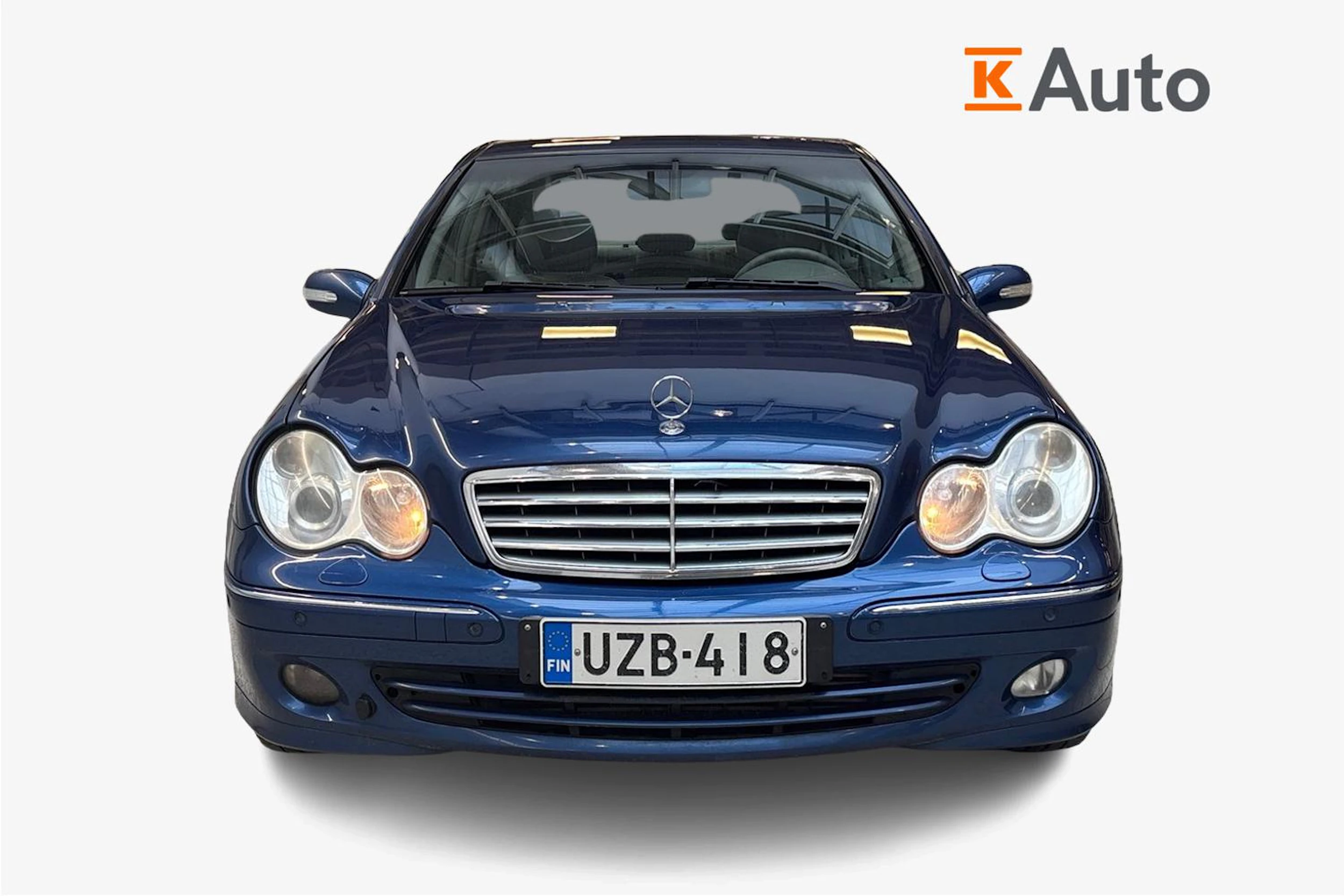 Sininen Mercedes-Benz C 2006 kuva 4.