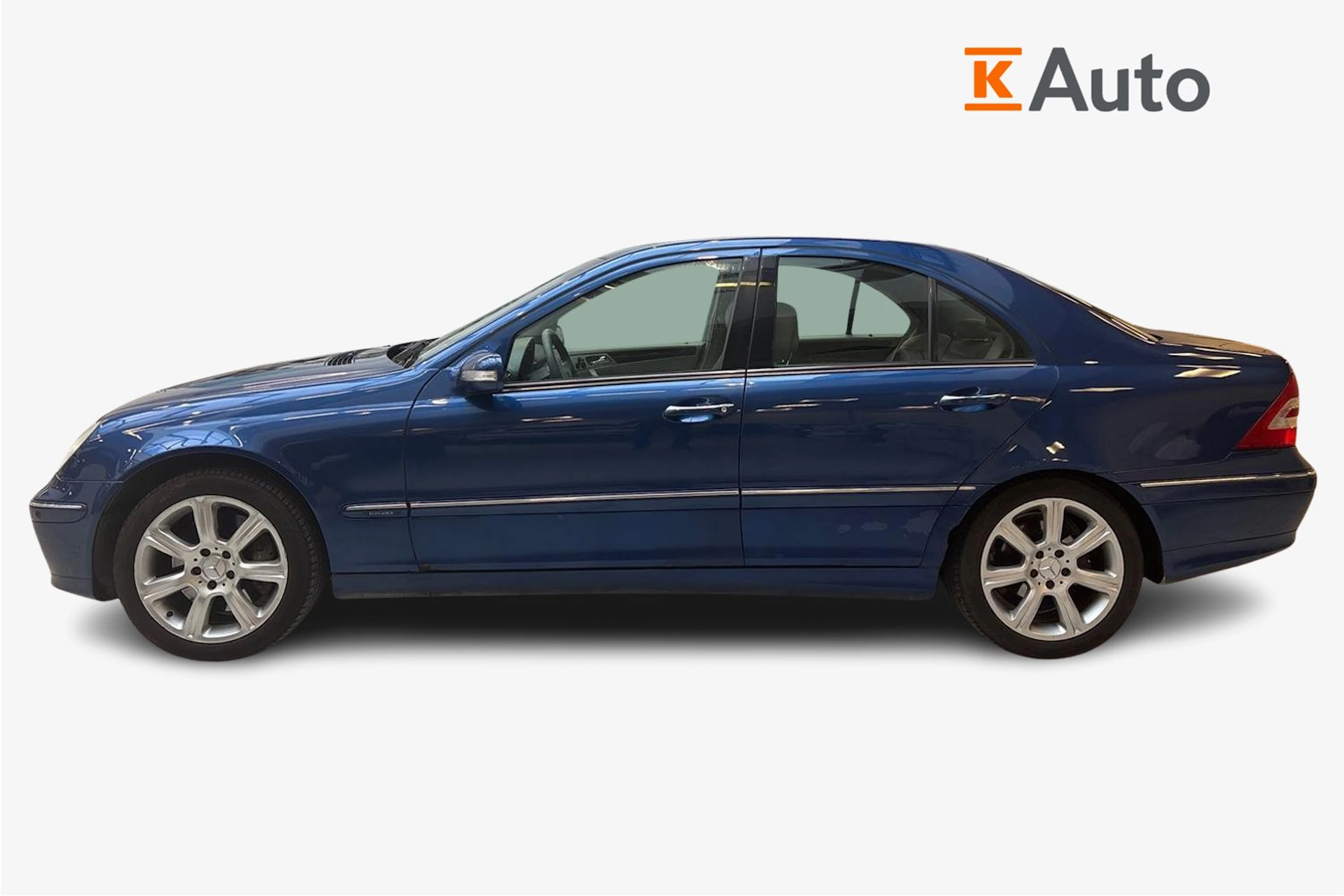 Sininen Mercedes-Benz C 2006 kuva 5.