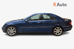 Sininen Mercedes-Benz C 2006 kuva 5.