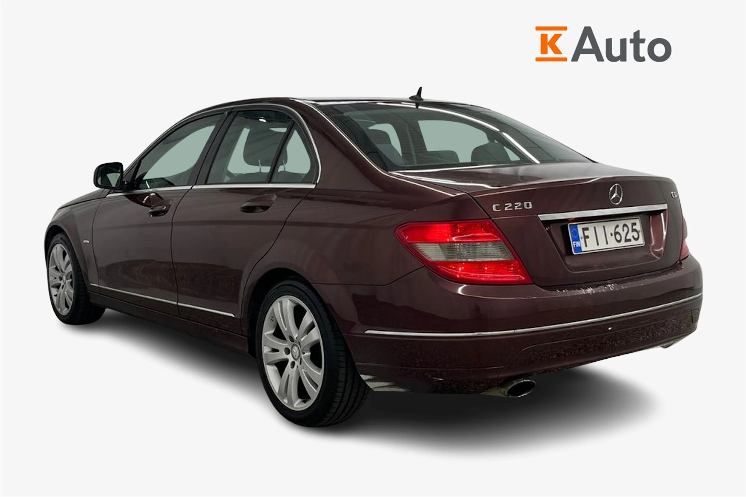 punainen Mercedes-Benz C 2007 kuva 2.