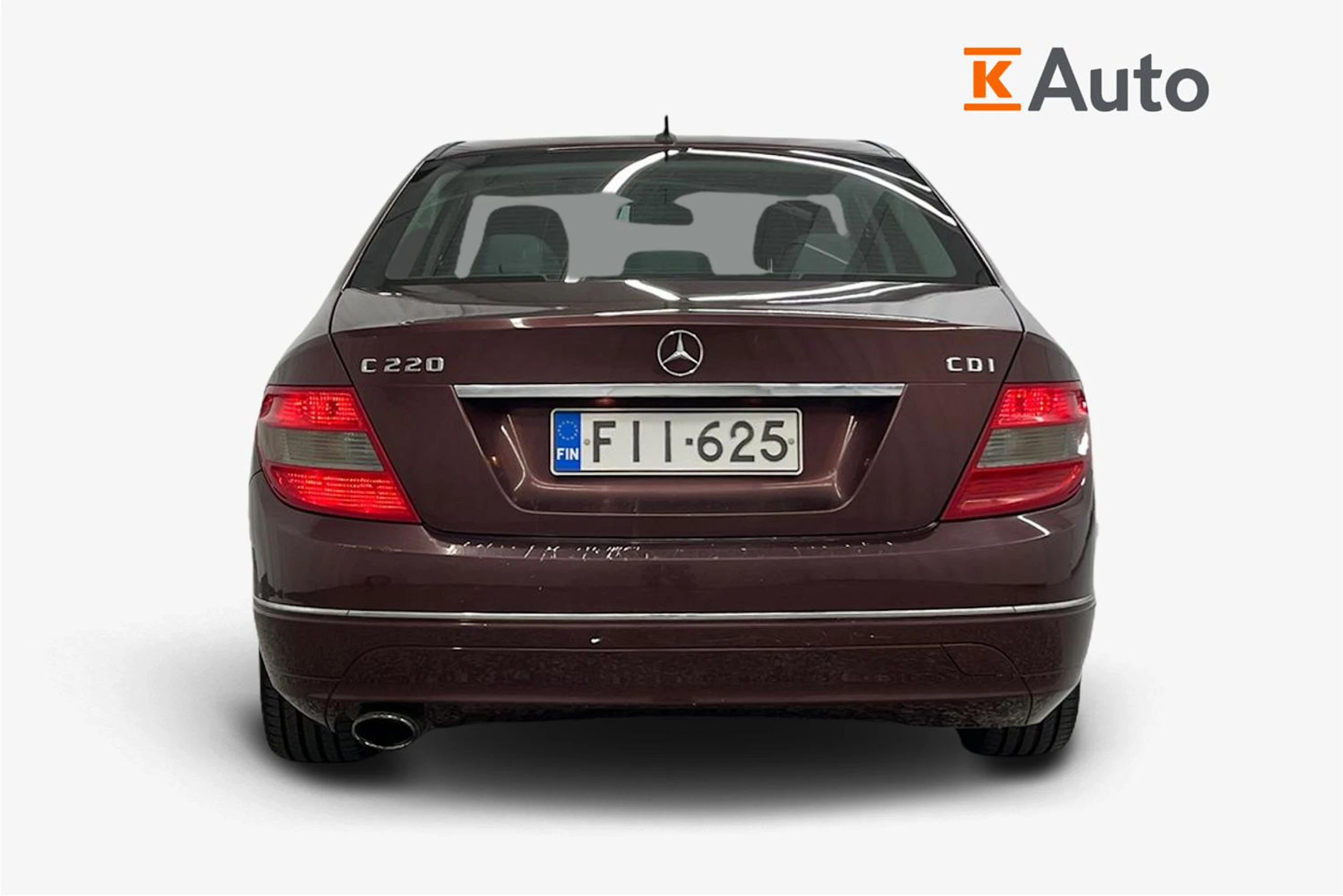 punainen Mercedes-Benz C 2007 kuva 3.