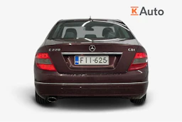 punainen Mercedes-Benz C 2007 kuva 3.
