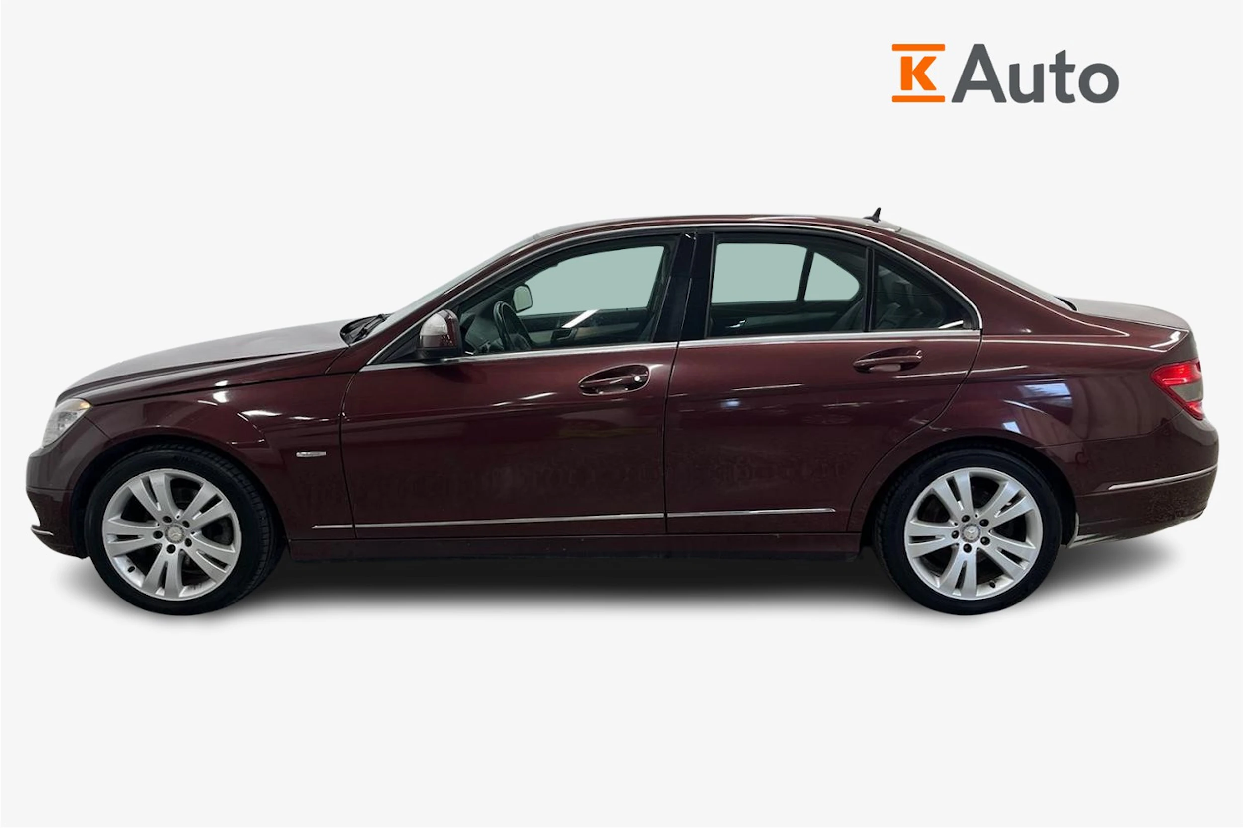 punainen Mercedes-Benz C 2007 kuva 5.