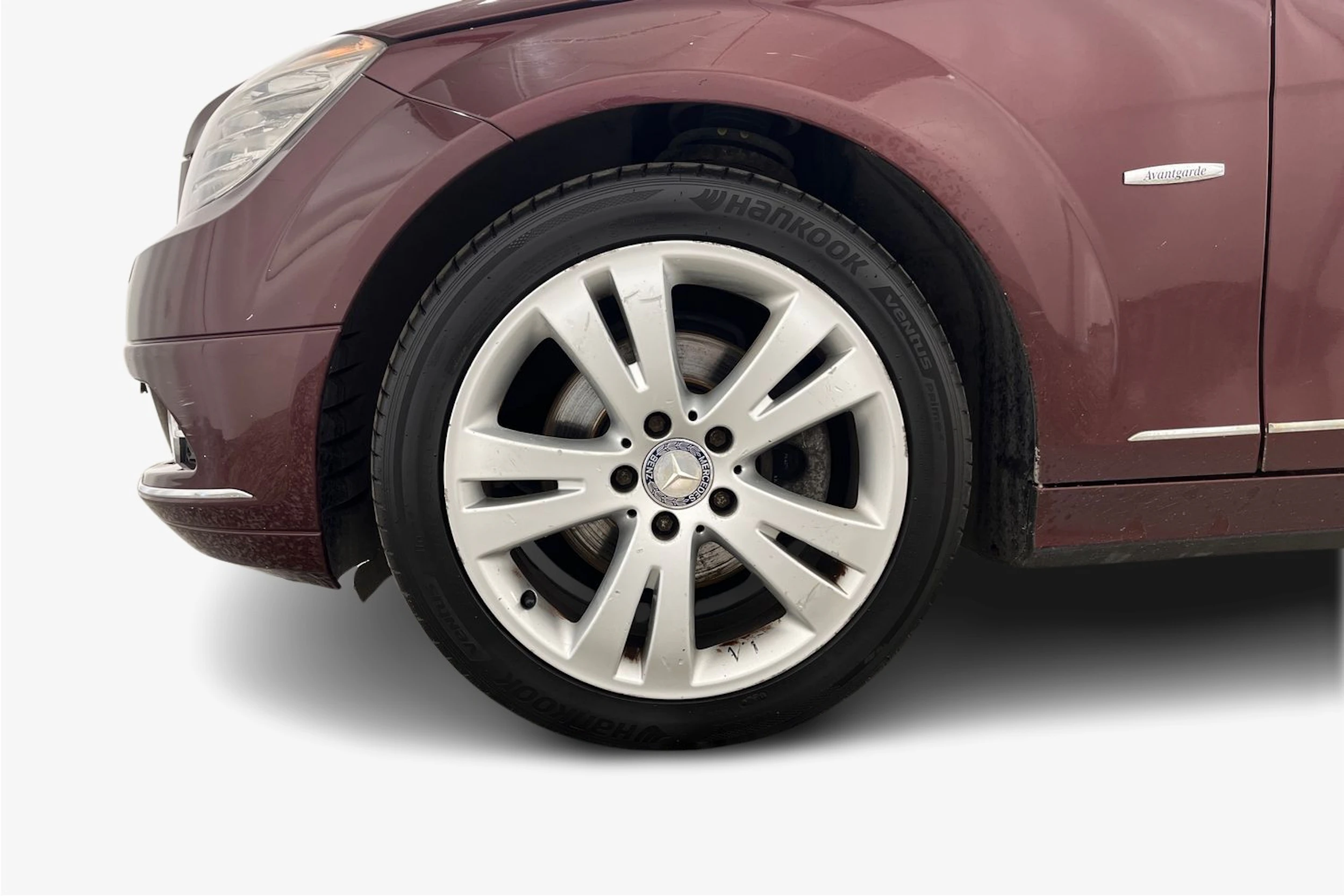 punainen Mercedes-Benz C 2007 kuva 9.