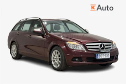 punainen Mercedes-Benz C 2008 kuva 1.