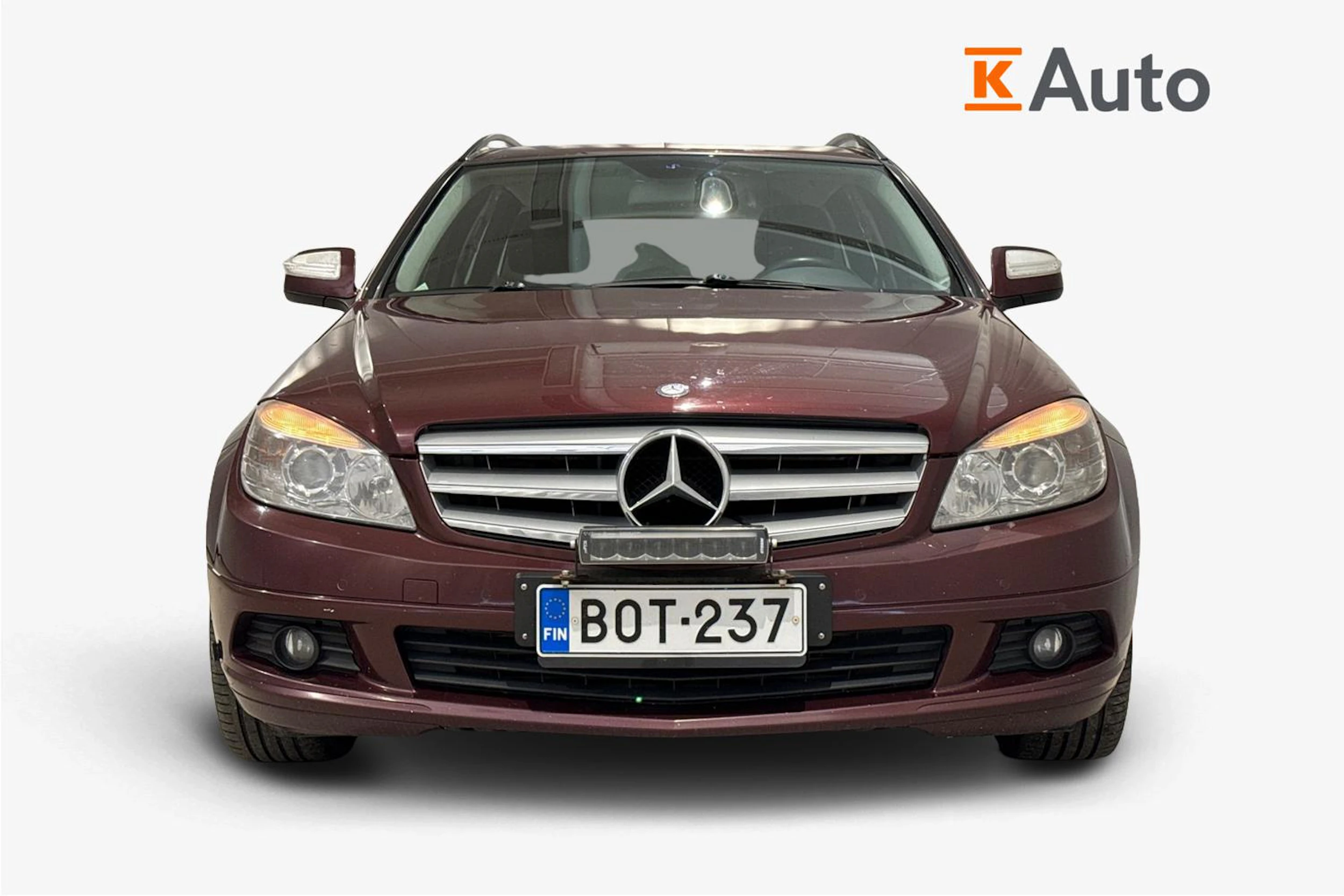 punainen Mercedes-Benz C 2008 kuva 4.