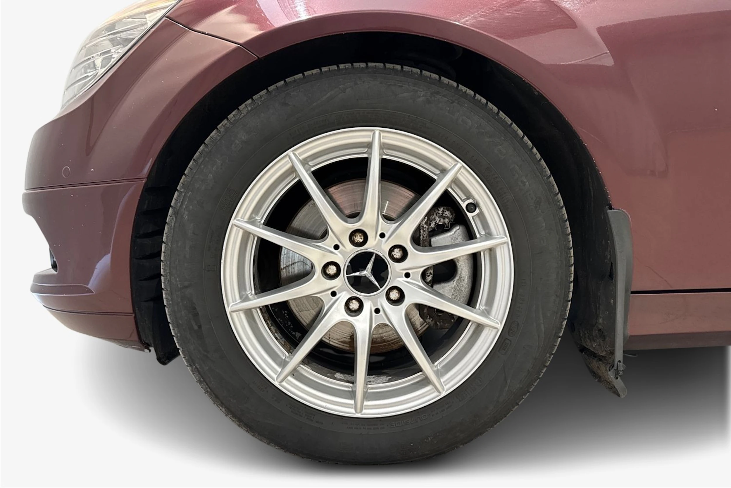 punainen Mercedes-Benz C 2008 kuva 9.