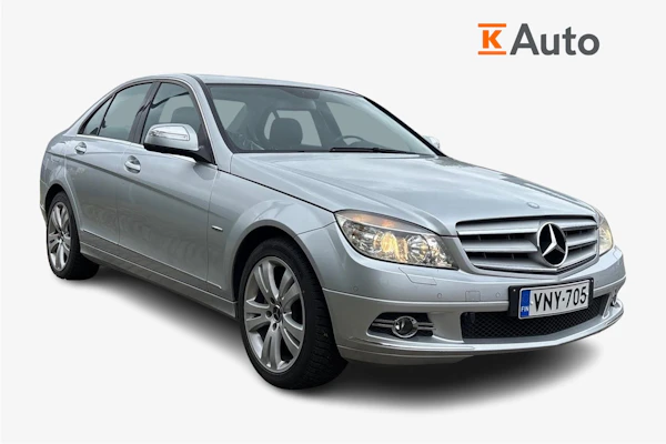 Mercedes-Benz C 200 Kompressor A | Juuri katsastettu| Suomi-auto | Lohkolämmitin & sisäpistoke | Vakionopeudensäädin