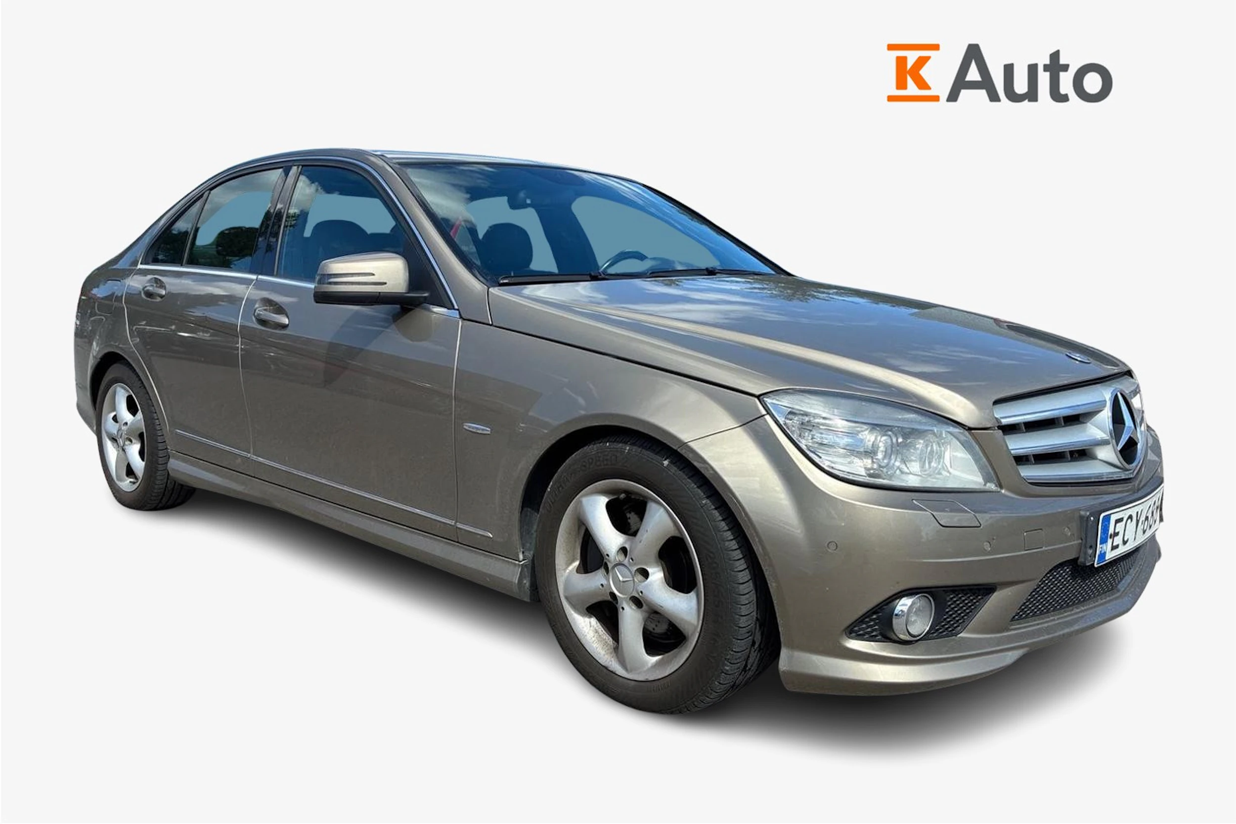 ruskea (beige) Mercedes-Benz C 2009 kuva 1.