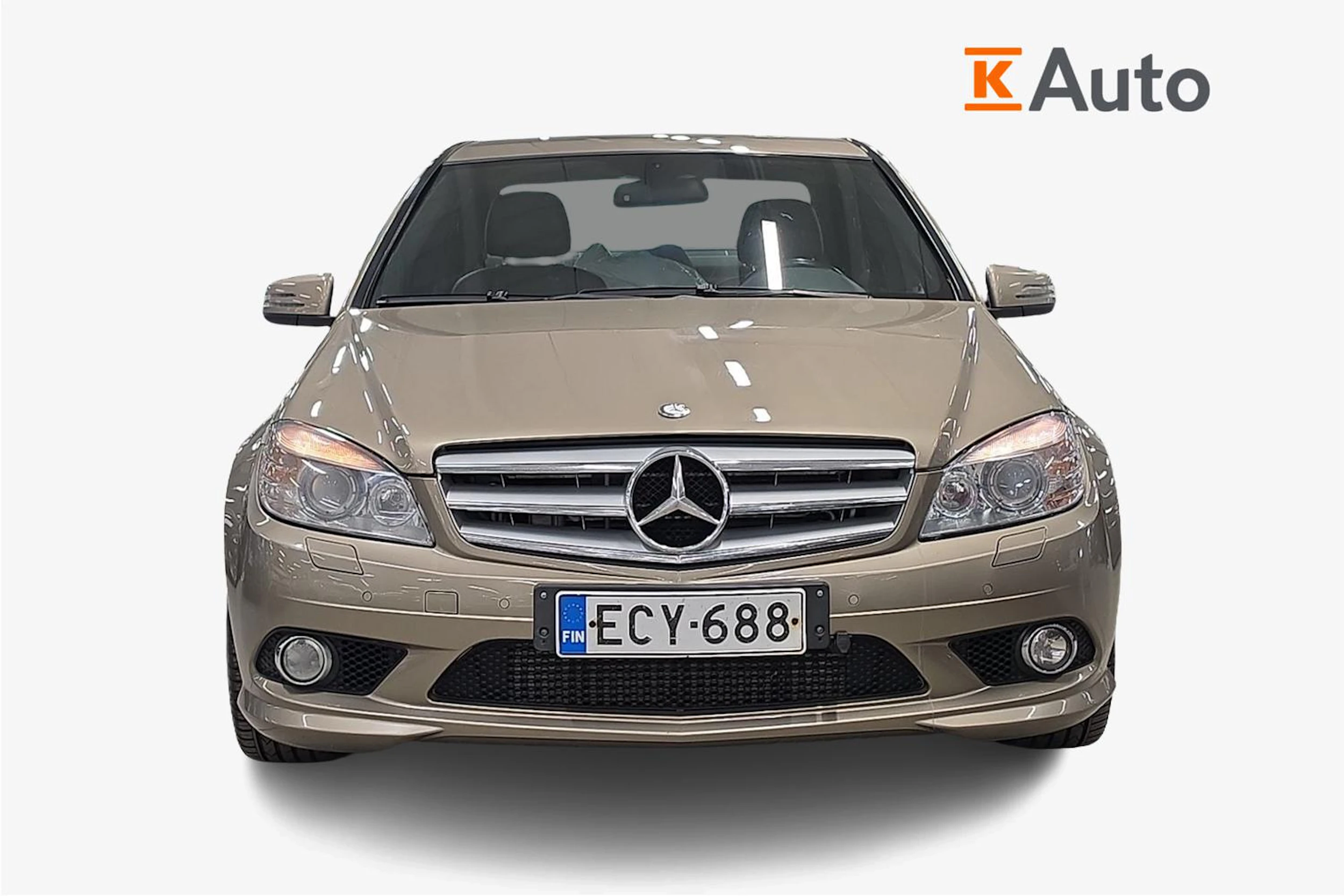 ruskea (beige) Mercedes-Benz C 2009 kuva 4.