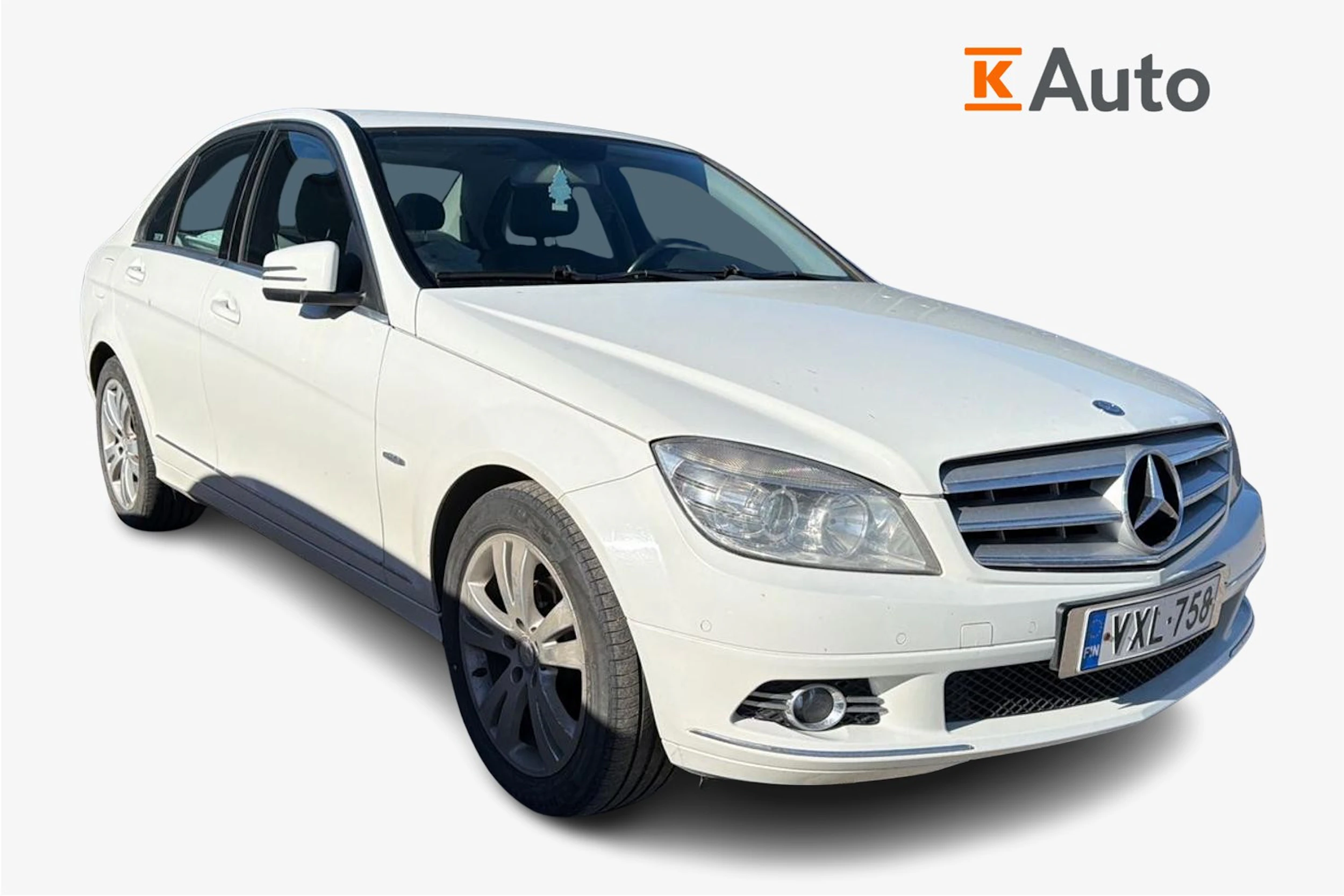 valkoinen Mercedes-Benz C 2009 kuva 1.