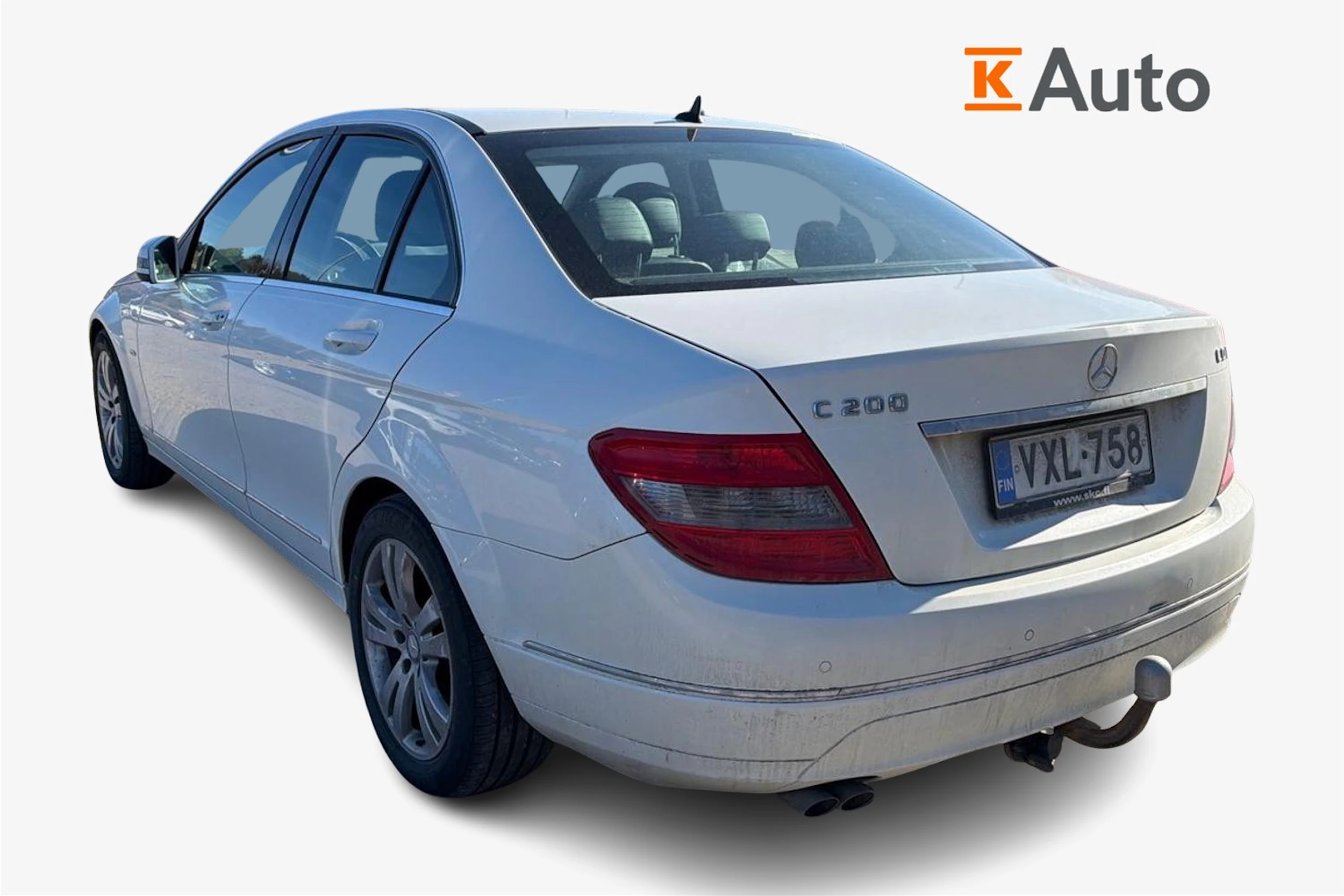 valkoinen Mercedes-Benz C 2009 kuva 2.