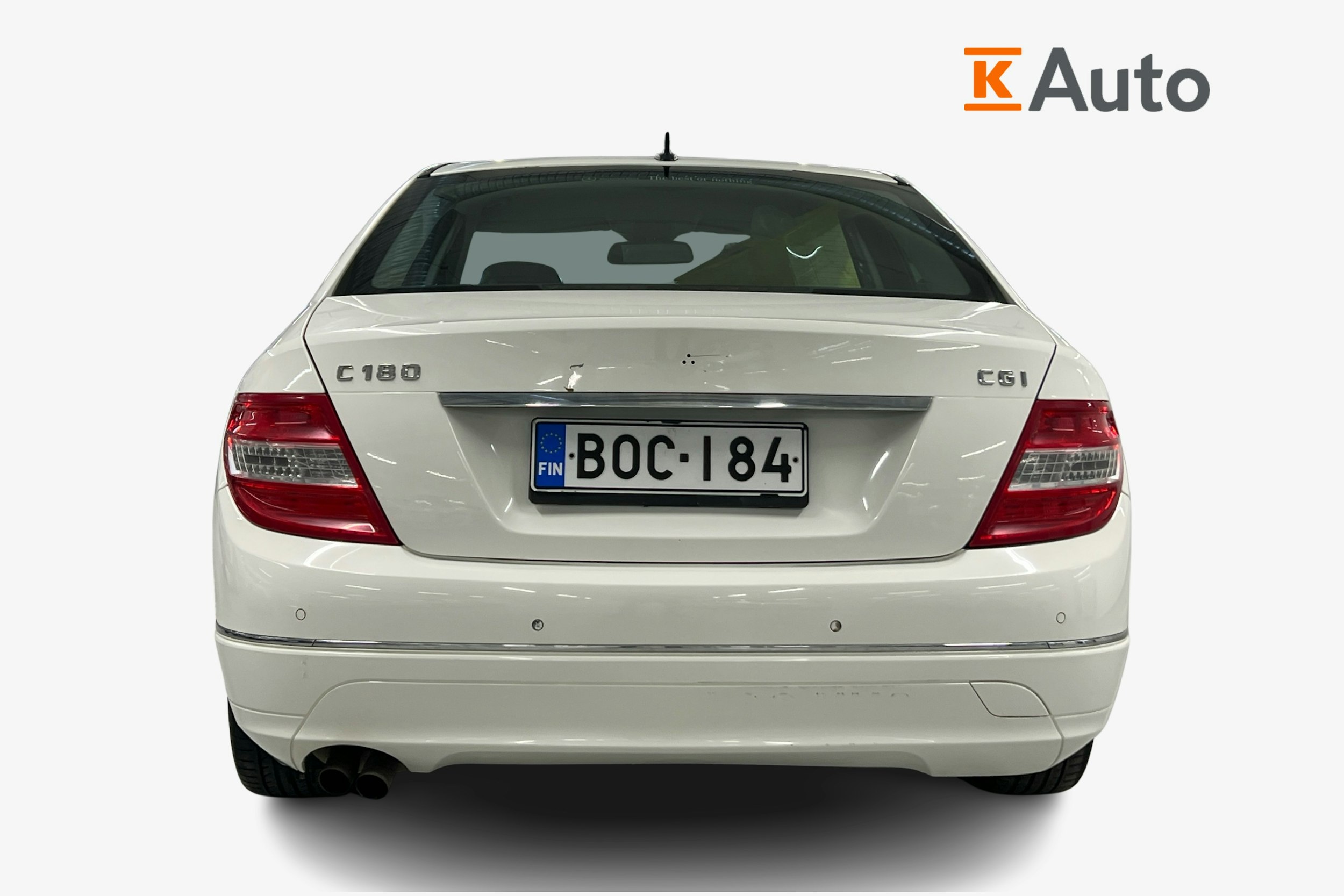Valkoinen Mercedes-Benz C 2010 kuva 3.