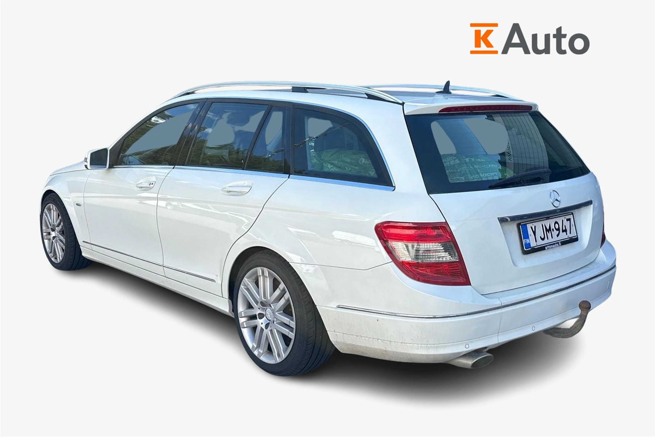 valkoinen Mercedes-Benz C 2010 kuva 2.