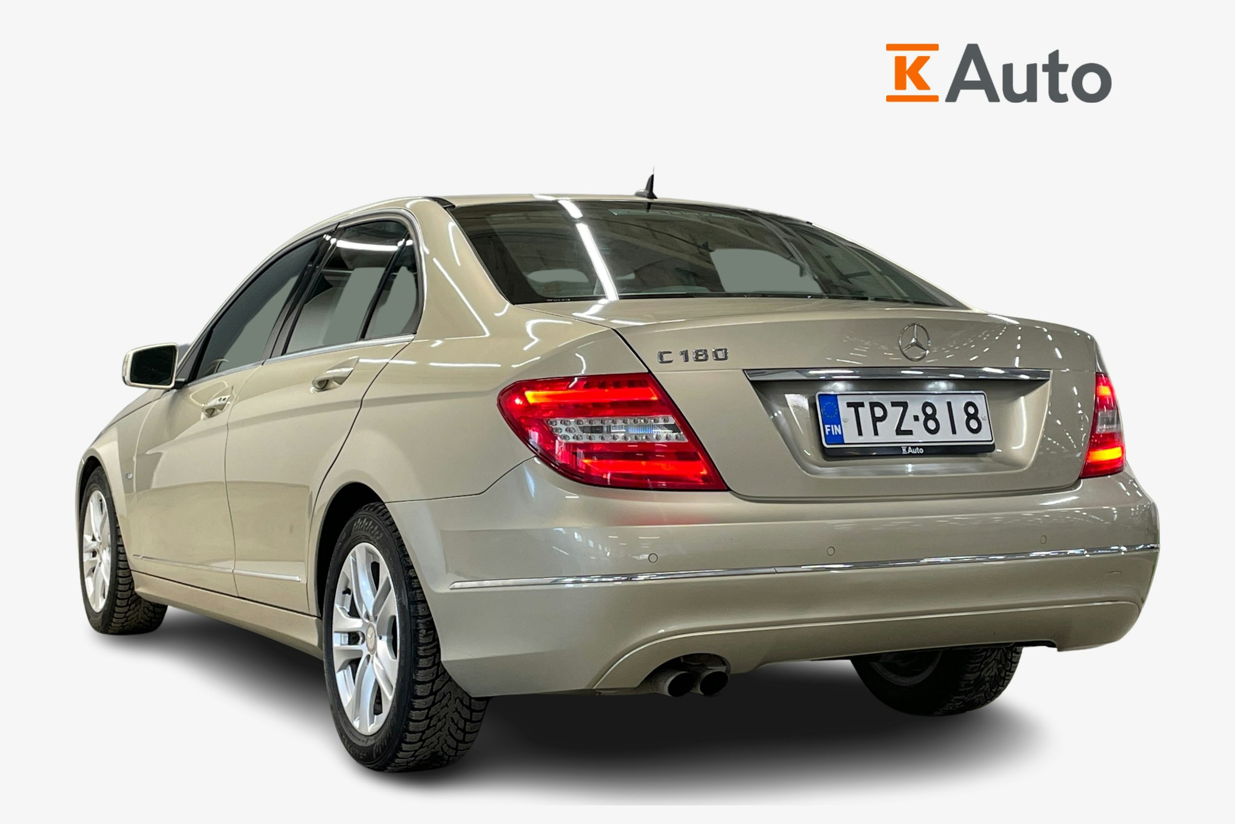 ruskea (beige) Mercedes-Benz C 2011 kuva 2.