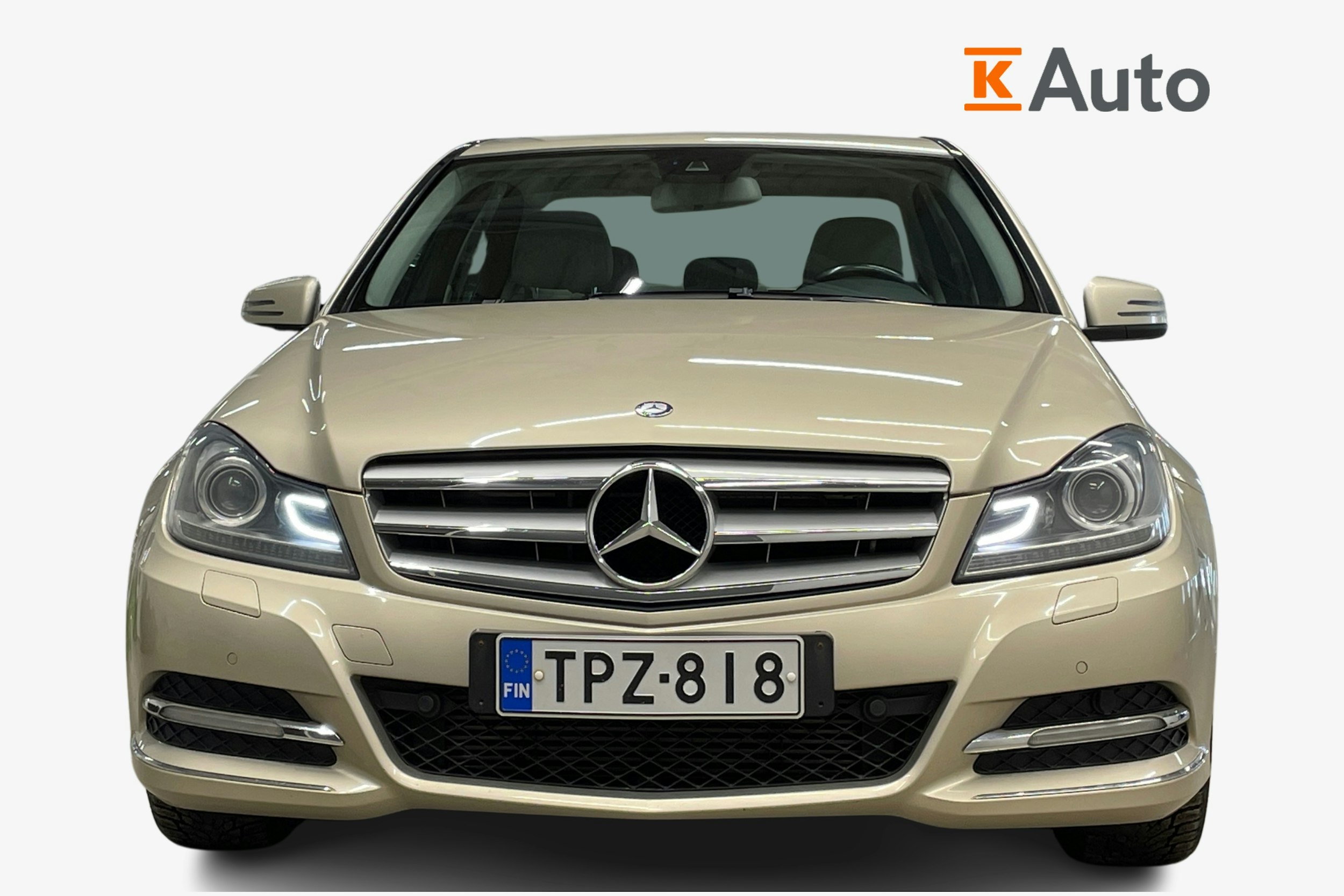 ruskea (beige) Mercedes-Benz C 2011 kuva 4.